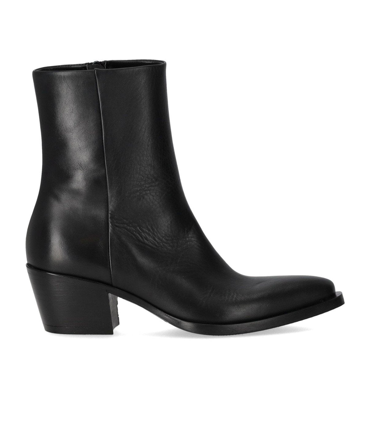 STRATEGIA BLACK HEELED ANKLE BOOT STRATEGIA BLACK HEELED ANKLE BOOT