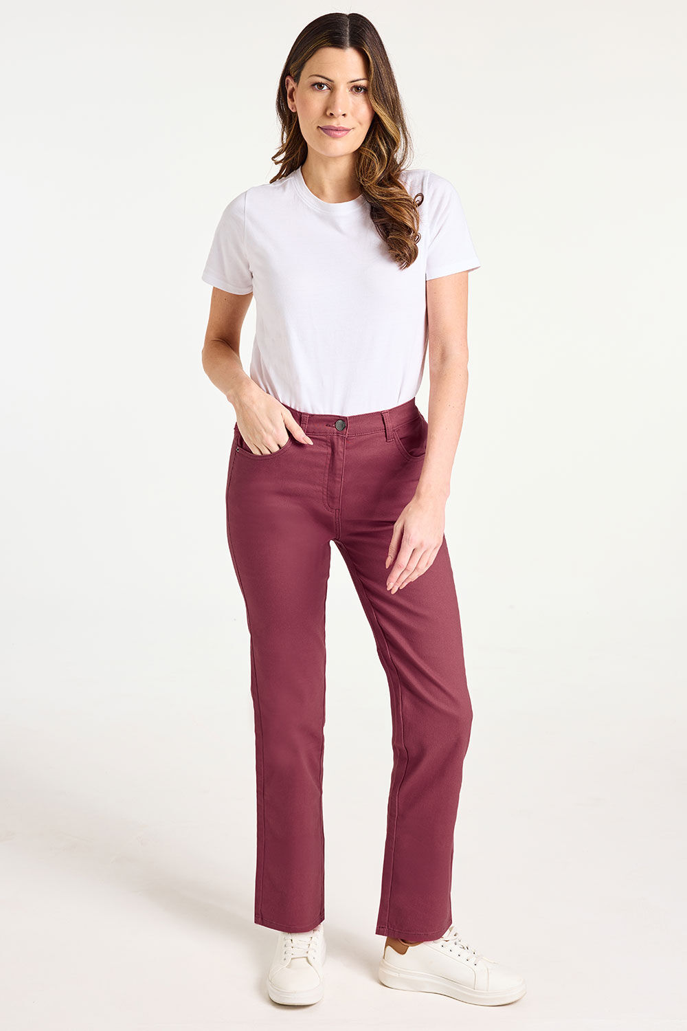 Bonmarche The Sara Coloured Straight Leg Jeans, Size: Bonmarche The Sara Coloured Straight Leg Jeans, Size: