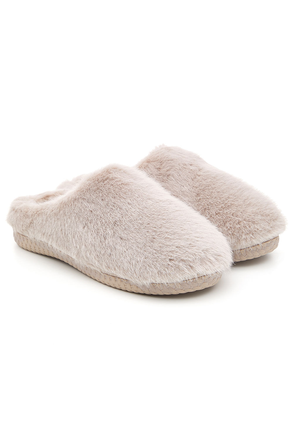 Bonmarche Faux Fur Mule Slippers Bonmarche Faux Fur Mule Slippers