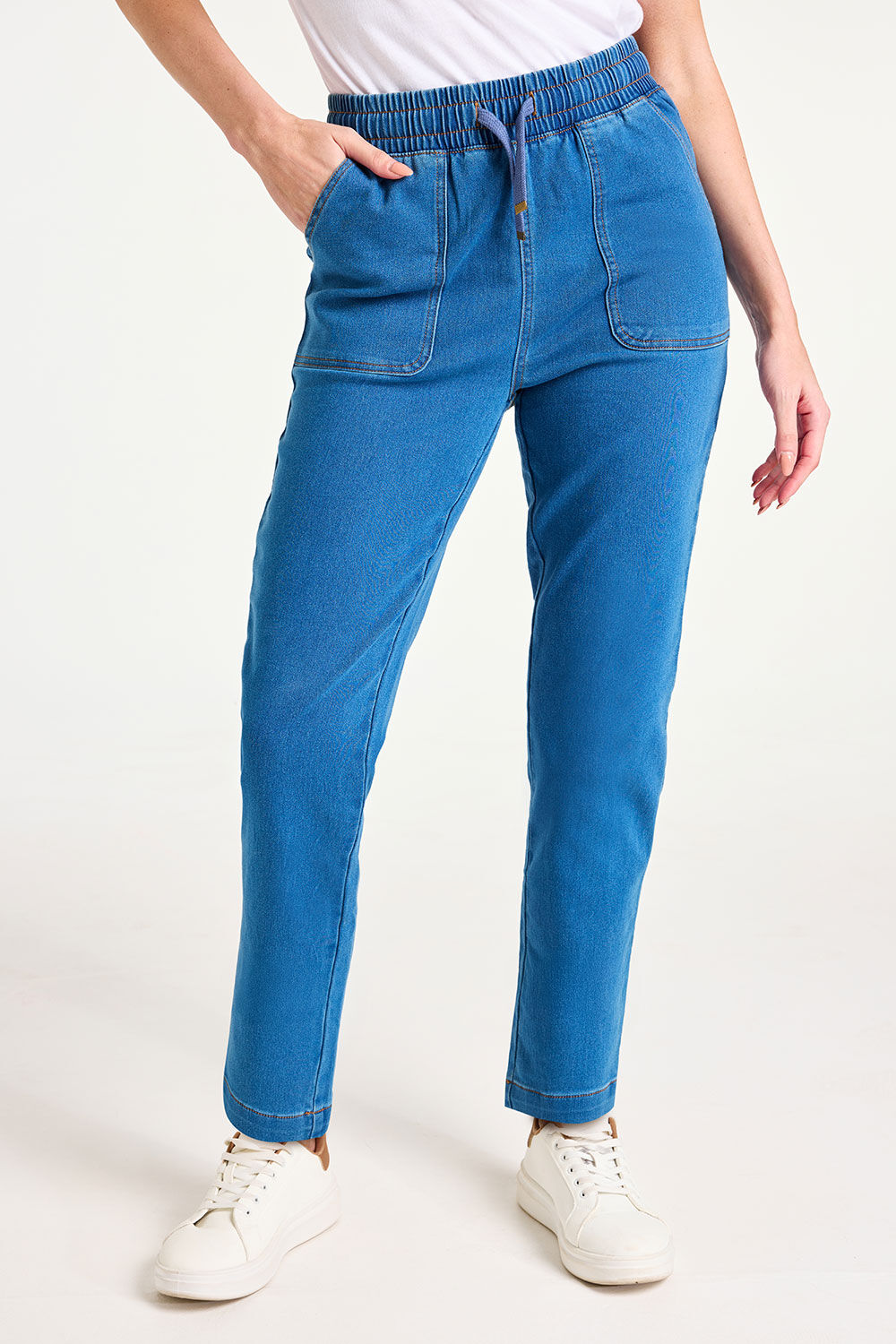 Bonmarche Denim Loopback Joggers Bonmarche Denim Loopback Joggers