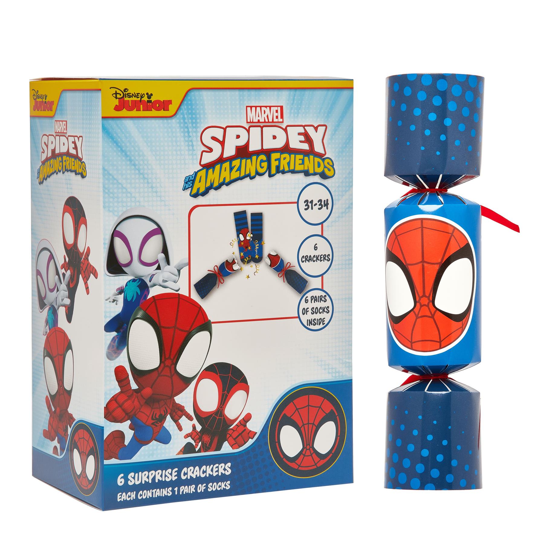 Spidey & Friends Christmas Cracker Socks – Pack of