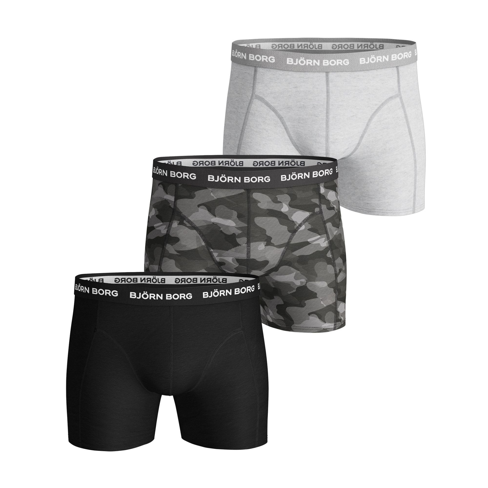 Pack Mens Soft Breathable Cotton Boxers Shorts Designer – Grey Mix Pack Mens Soft Breathable Cotton Boxers Shorts Designer – Grey Mix