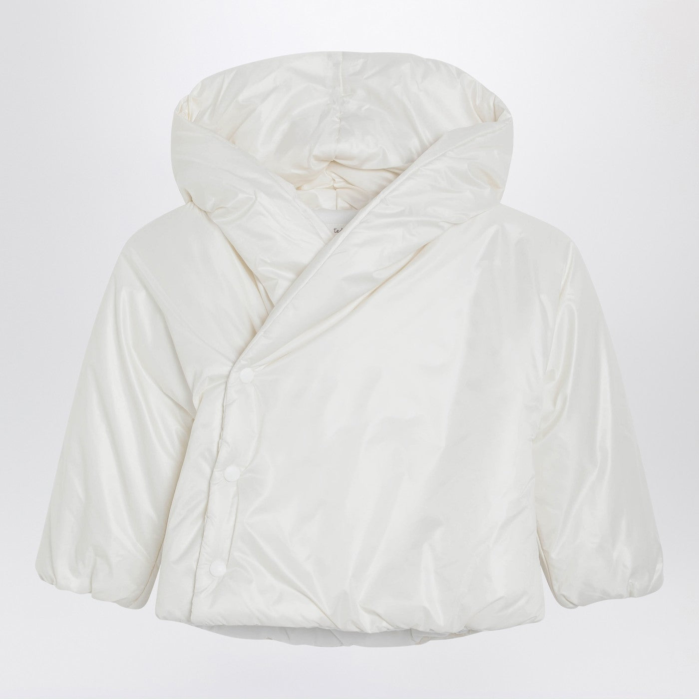 White hooded puffer jacket White hooded puffer jacket