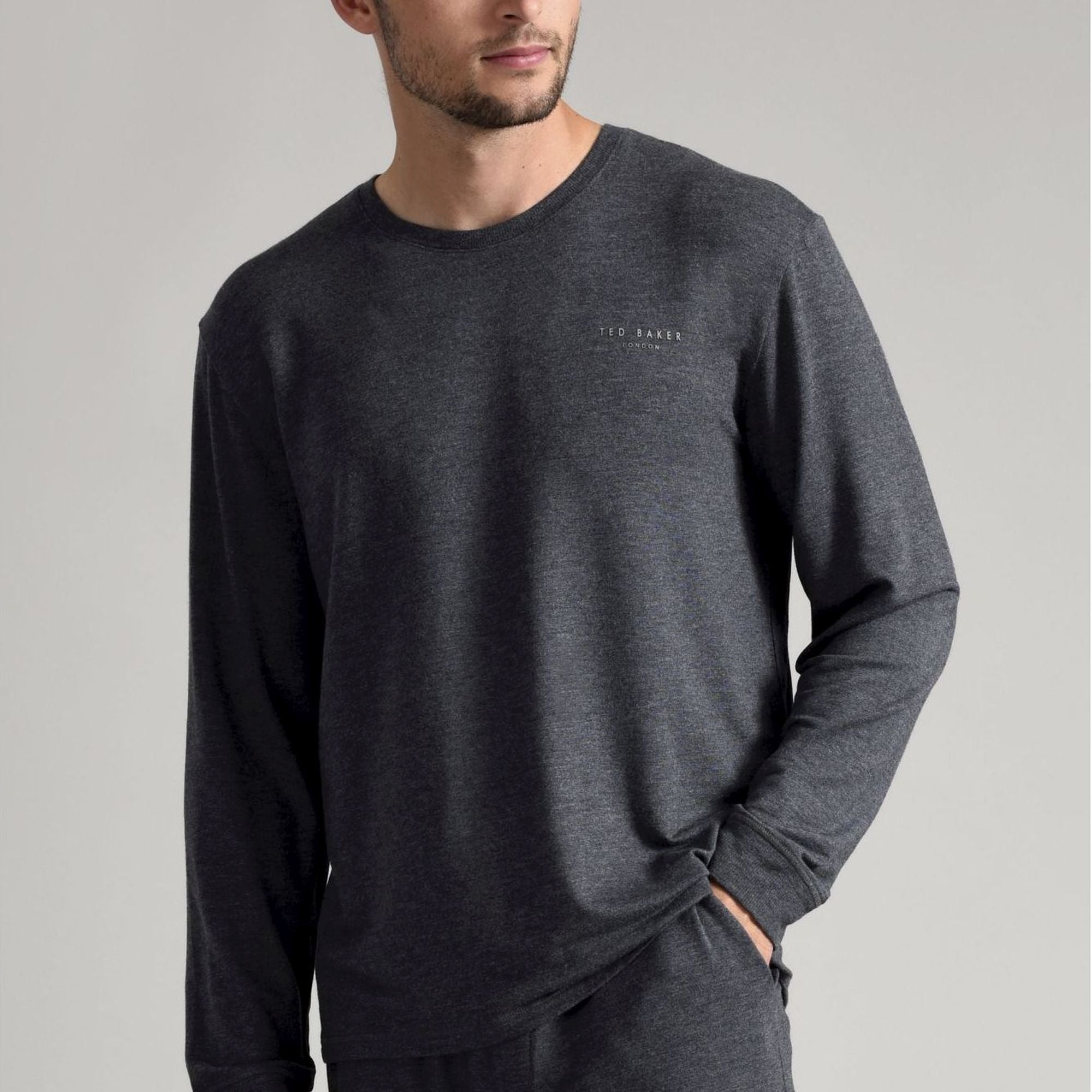 Mens Long Sleeve Luxury Pyjama Top Loungewear Shirt – Burgundy Mens Long Sleeve Luxury Pyjama Top Loungewear Shirt – Burgundy