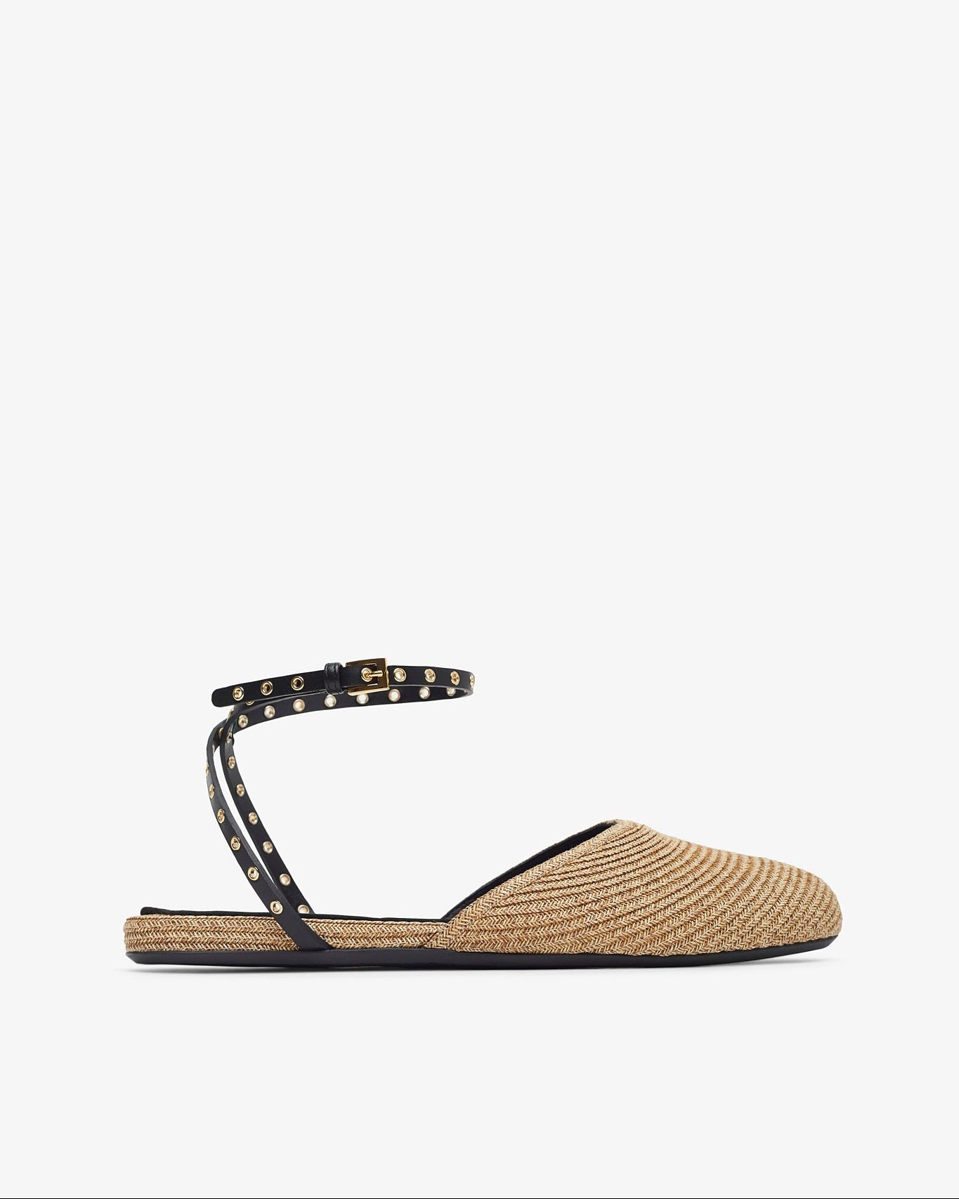 Paper straw nature flat sandals Paper straw nature flat sandals