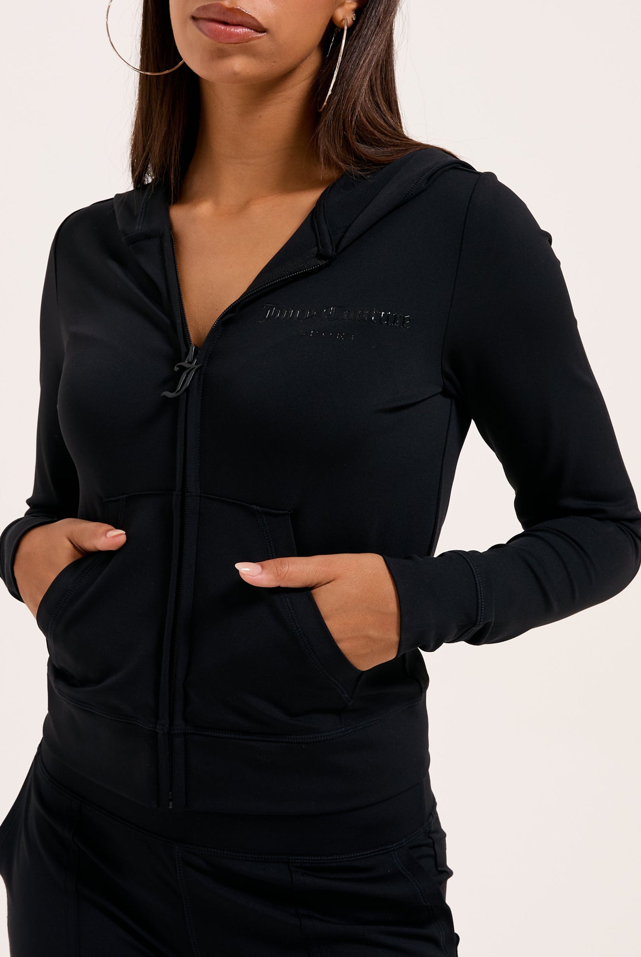 BLACK PEACHED ACTIVE FITTED HOODIE – S Black BLACK PEACHED ACTIVE FITTED HOODIE – S Black