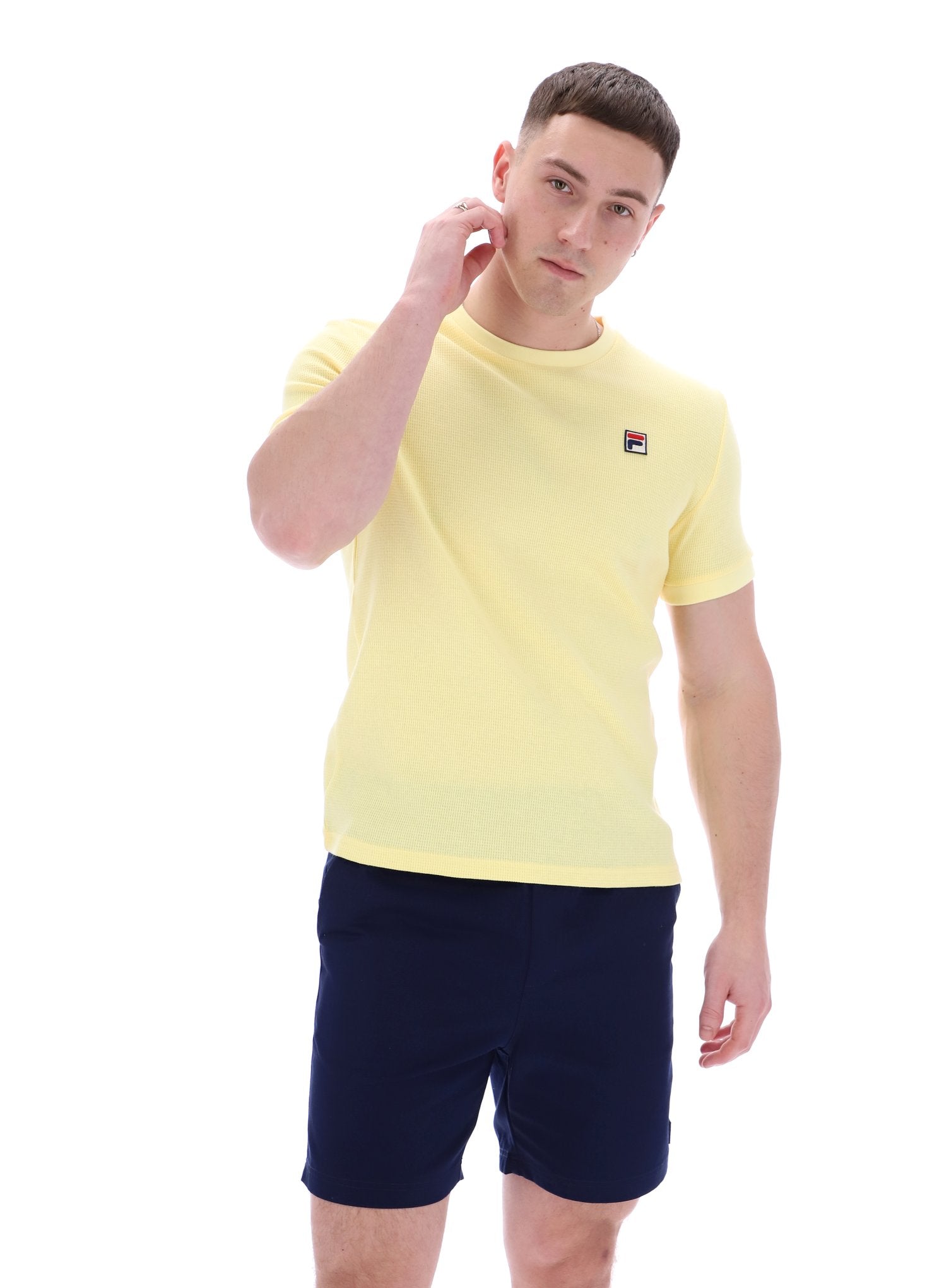 Popcorn Ash Micro Waffle Ringer Shirt Popcorn Ash Micro Waffle Ringer Shirt
