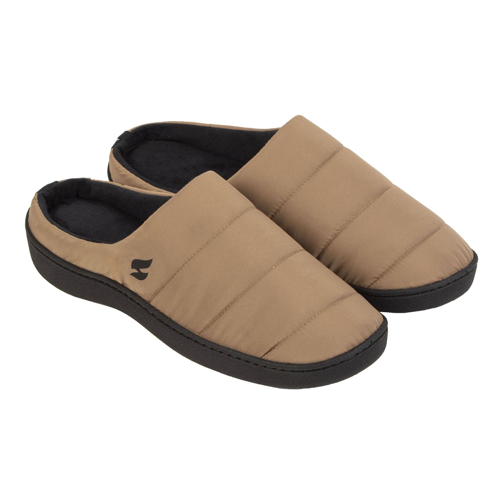 Mens Winter Comfy Slip On Slippers – L Khaki Mens Winter Comfy Slip On Slippers – L Khaki