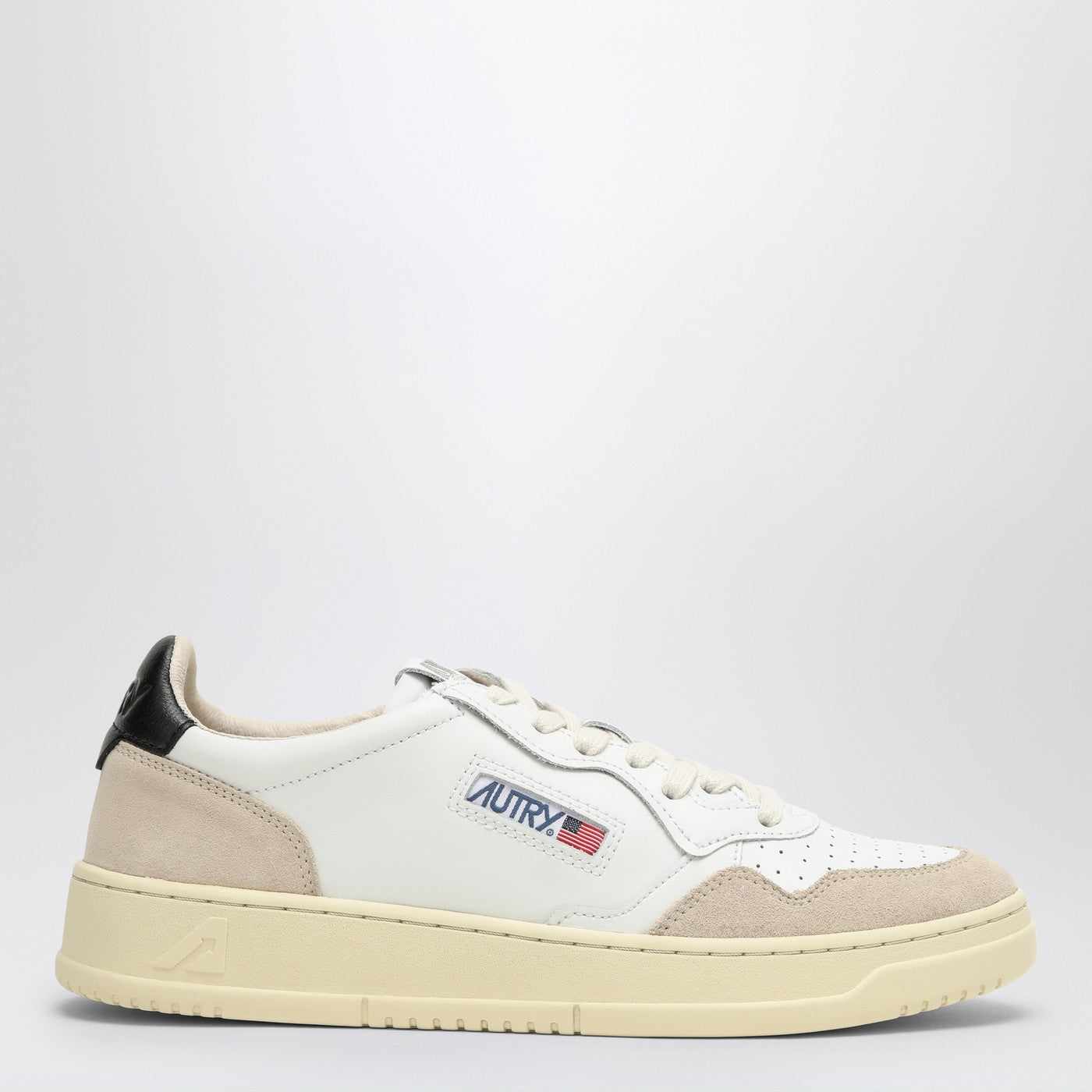 Medalist trainer in whiteblack leather and suede Medalist trainer in whiteblack leather and suede