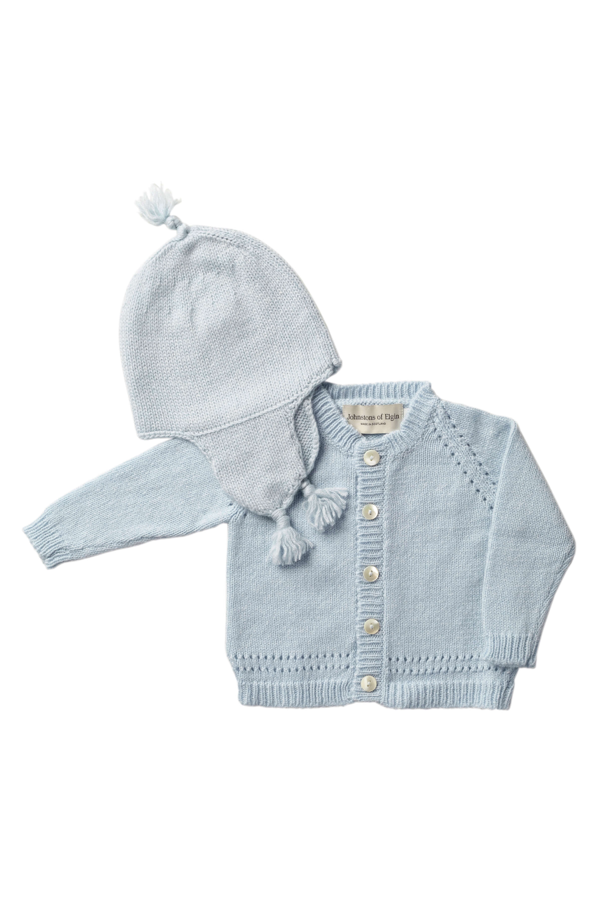 Baby’s Blue Cashmere Cardigan Gift Set – – Mths Baby’s Blue Cashmere Cardigan Gift Set – – Mths