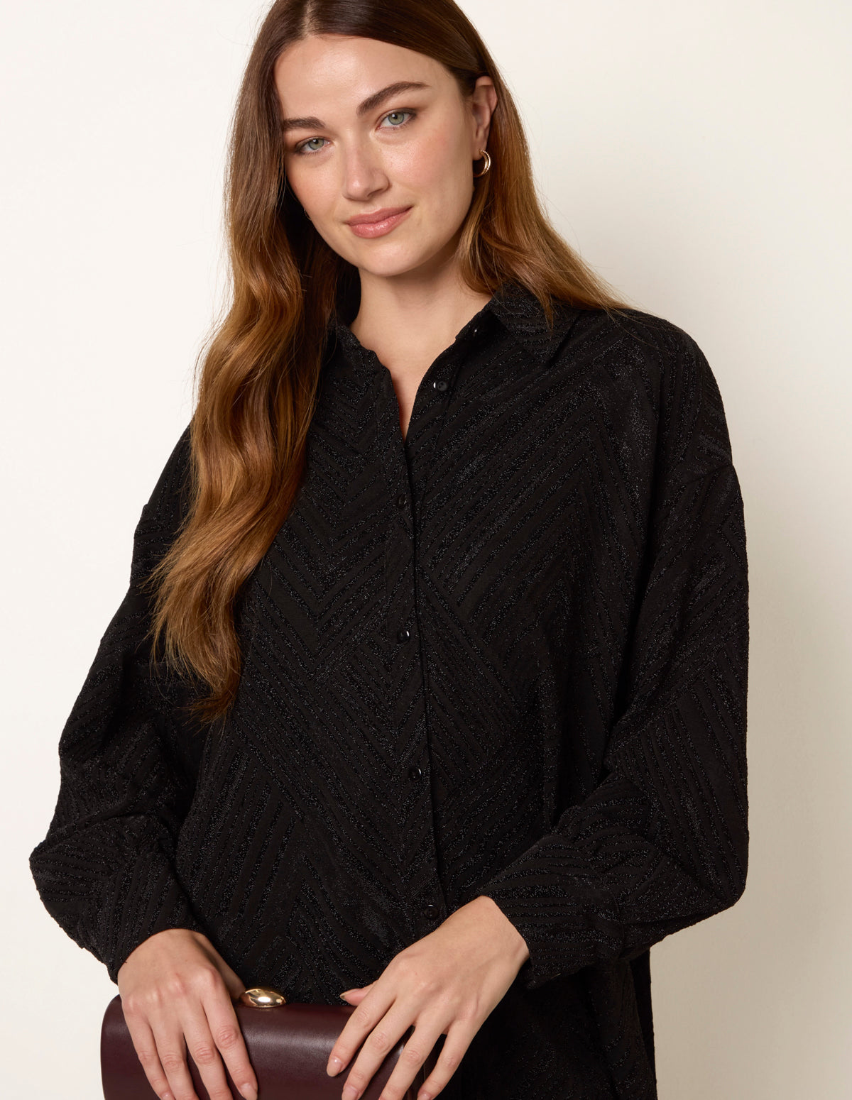 Lurex Shirt – S BLACK Lurex Shirt – S BLACK