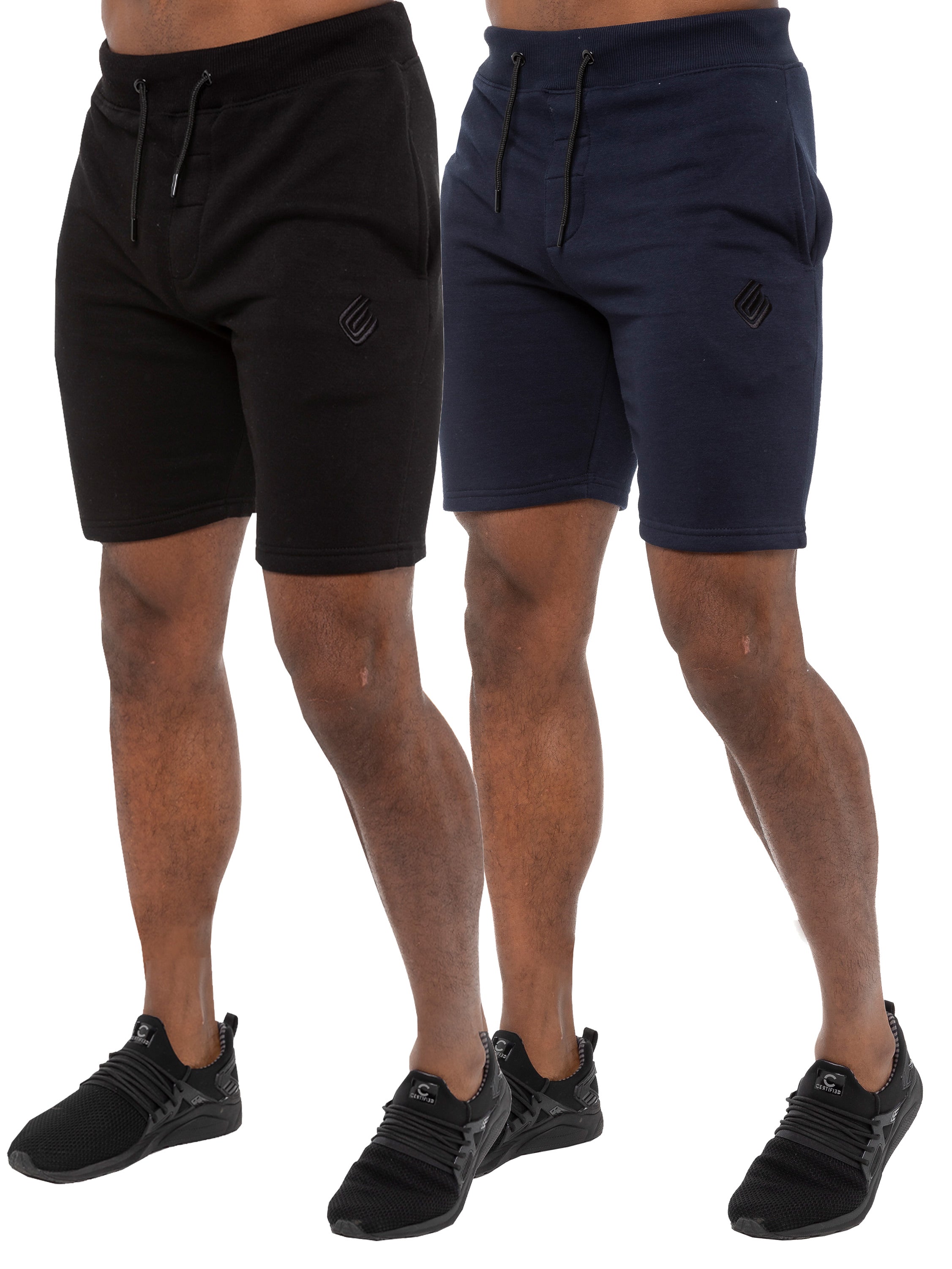 Mens Fleece Gym Shorts