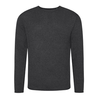 Lightweight Knit Recycled Sweatshirt – S Charcoal Lightweight Knit Recycled Sweatshirt – S Charcoal
