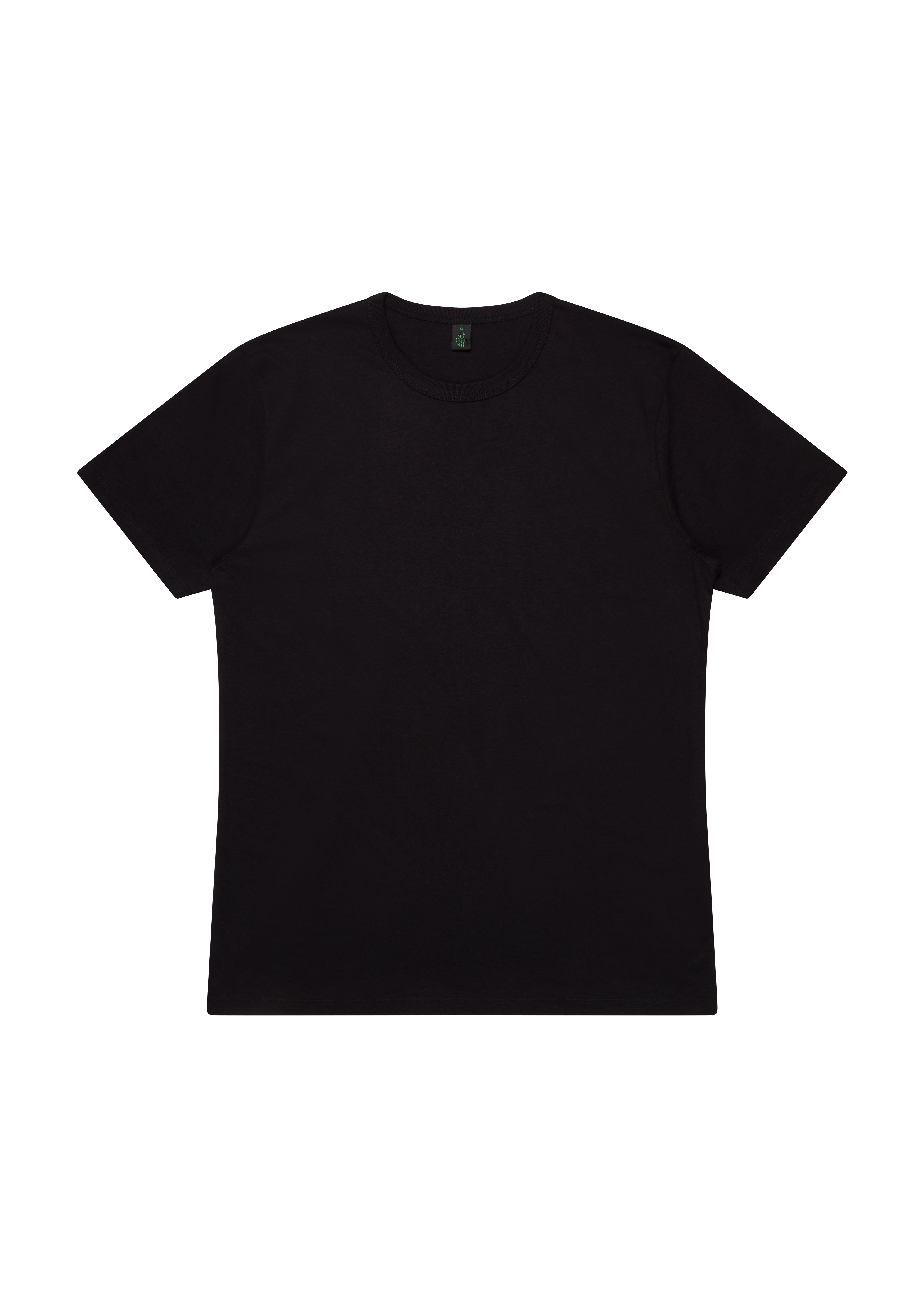 Bamboo shirt: MensUnisex – Black