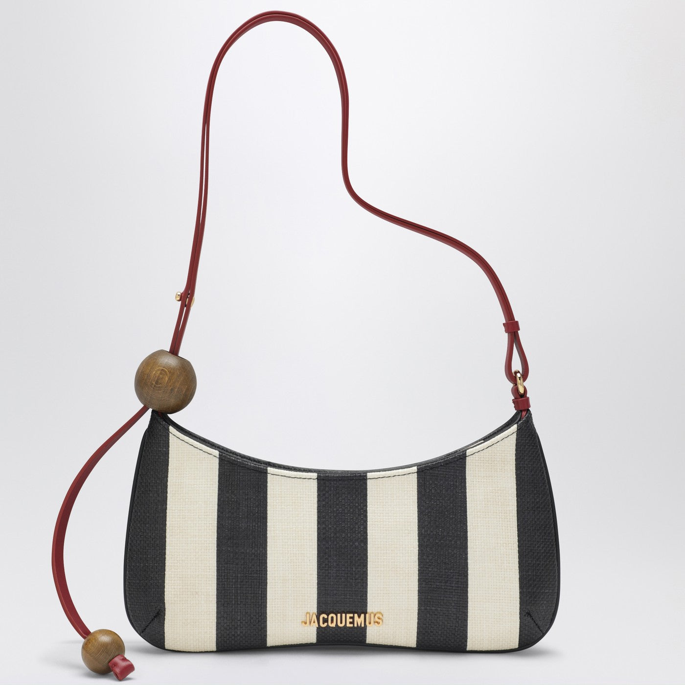Le Bisou Perle striped blackivory bag Le Bisou Perle striped blackivory bag
