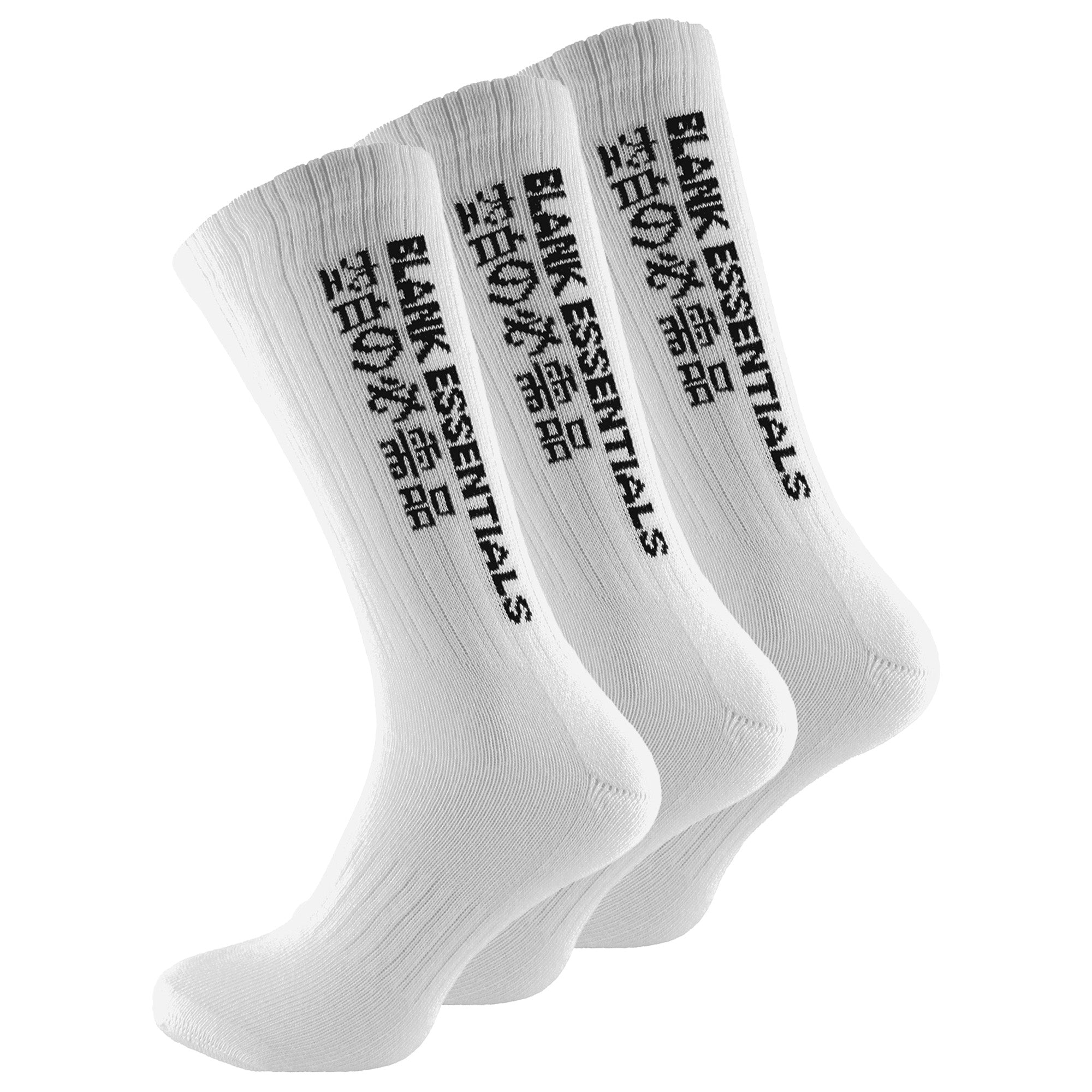 Pairs Mens Cotton Sport Crew Socks – – White Pairs Mens Cotton Sport Crew Socks – – White