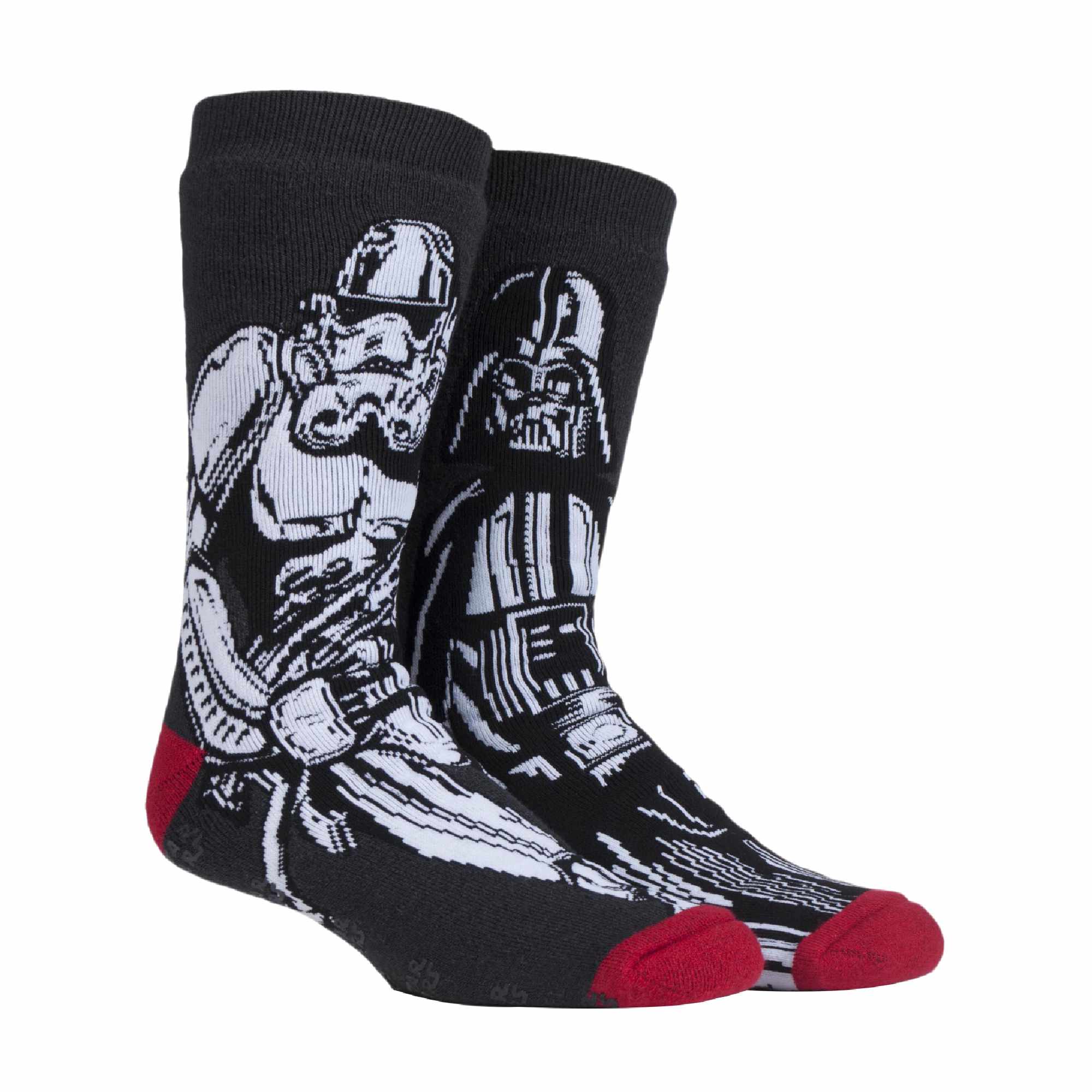 Mens Star Wars Themed Novelty Thermal Slipper Socks – – Darth Vader Storm Strooper Mens Star Wars Themed Novelty Thermal Slipper Socks – – Darth Vader Storm Strooper
