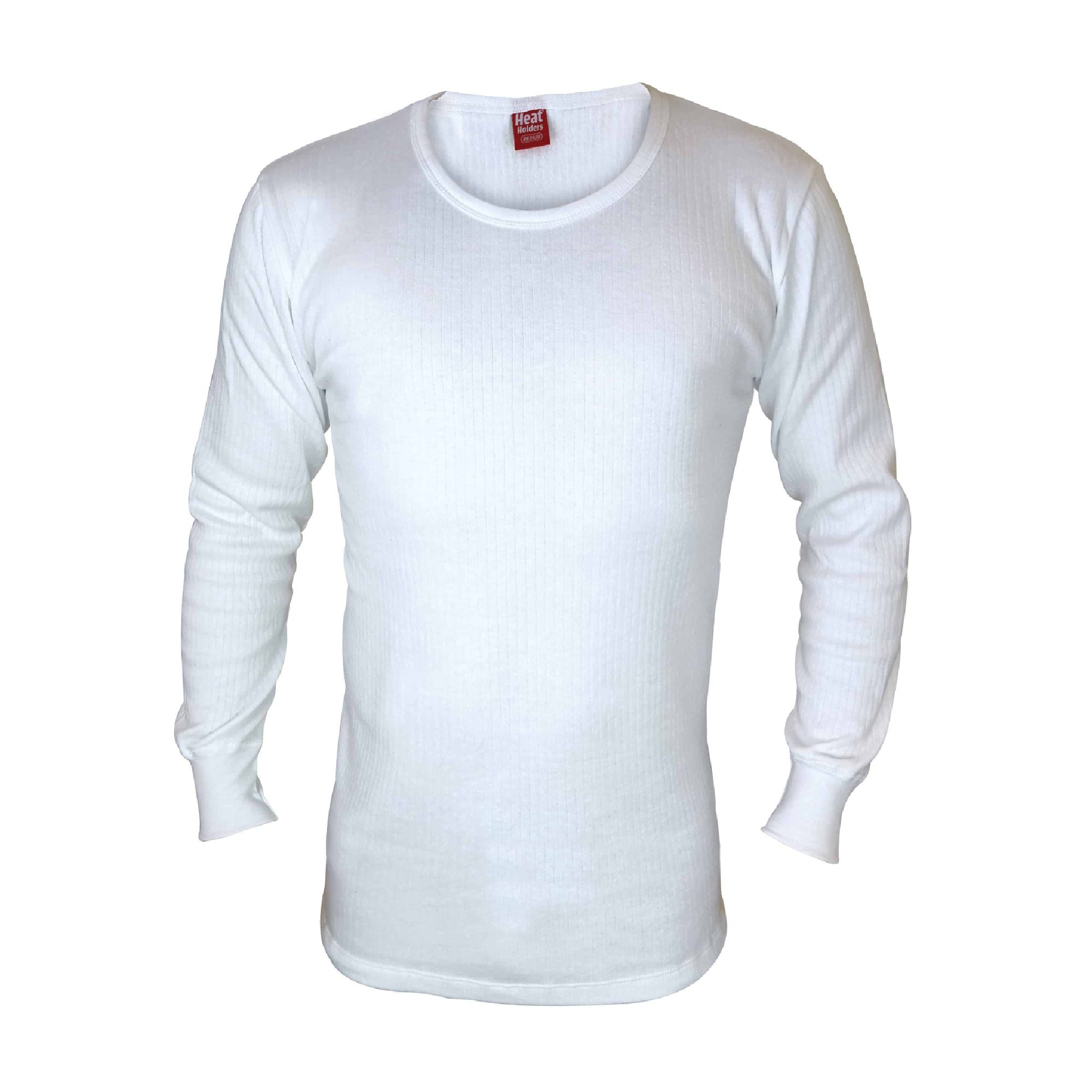 Mens Cotton Thermal Underwear Long Sleeve Top – XX-Large White Mens Cotton Thermal Underwear Long Sleeve Top – XX-Large White