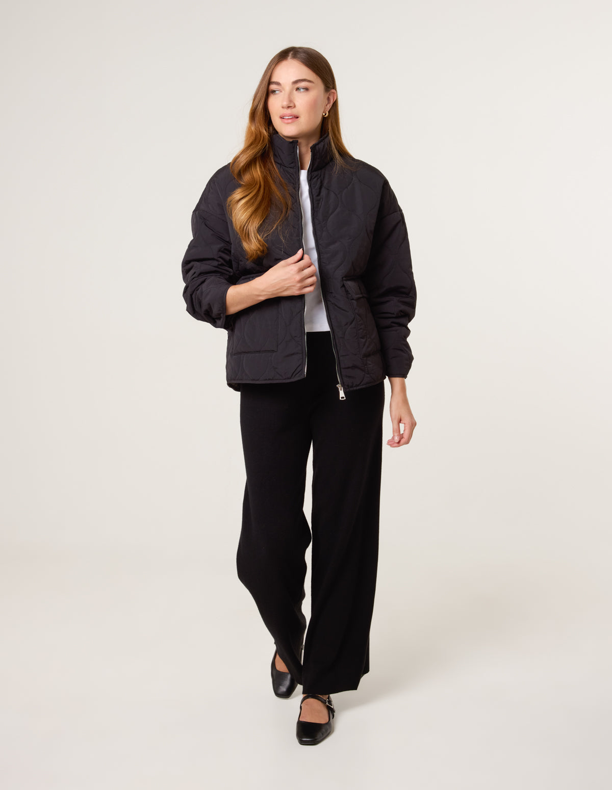 Knitted Wide Leg Trousers – SM BLACK Knitted Wide Leg Trousers – SM BLACK