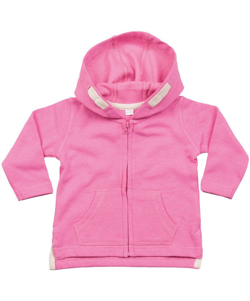 Organic Cotton Baby Hoodie – – Months Bubblegum Pink Organic Cotton Baby Hoodie – – Months Bubblegum Pink