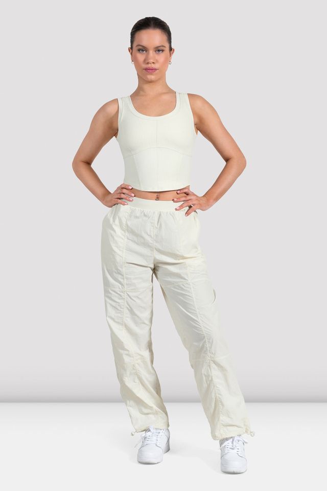 BLOCH Ladies Apex Corset Tank Top, Whisper White BLOCH Ladies Apex Corset Tank Top, Whisper White