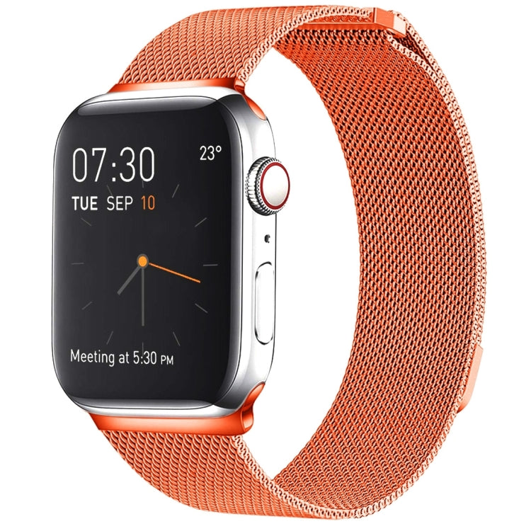 Milanese Loop Magnetic Stainless Steel Watch Band for Apple Watch Series – For Apple Watch Series & mm SE &&SE&& mm && mm Orange Milanese Loop Magnetic Stainless Steel Watch Band for Apple Watch Series – For Apple Watch Series & mm SE &&SE&& mm && mm Orange