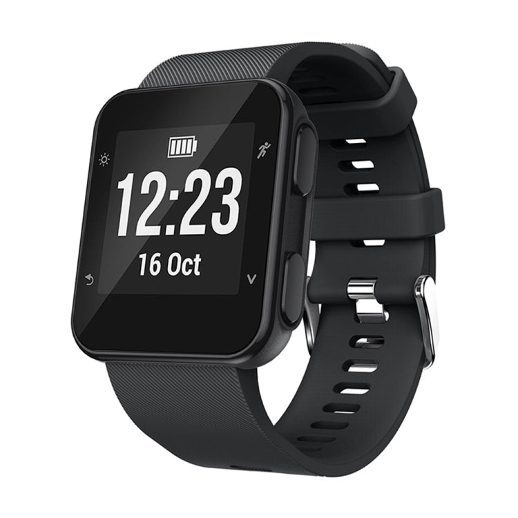 Silicone Sport Watch Band for Garmin Forerunner , For Garmin Forerunner – For Garmin Forerunner Black Silicone Sport Watch Band for Garmin Forerunner , For Garmin Forerunner – For Garmin Forerunner Black