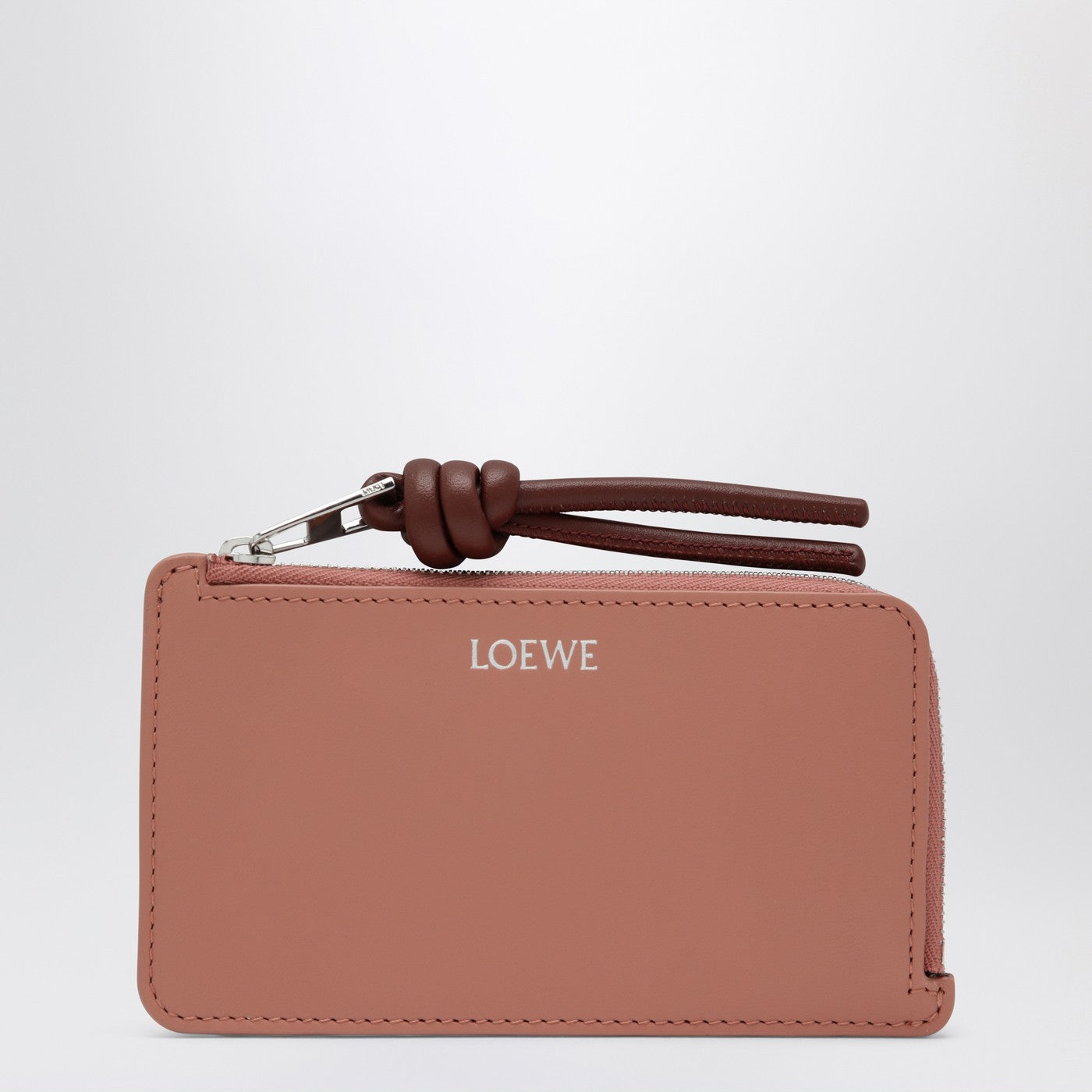 Card holder with coin pocket BlushMahogany