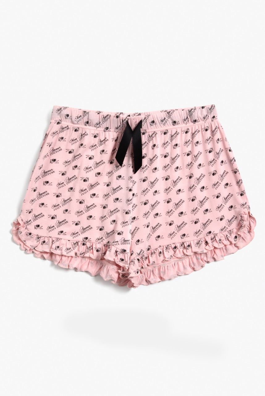 ALMOND BLOSSOM CHERUB MODAL PYJAMA SHORTS – Pink ALMOND BLOSSOM CHERUB MODAL PYJAMA SHORTS – Pink