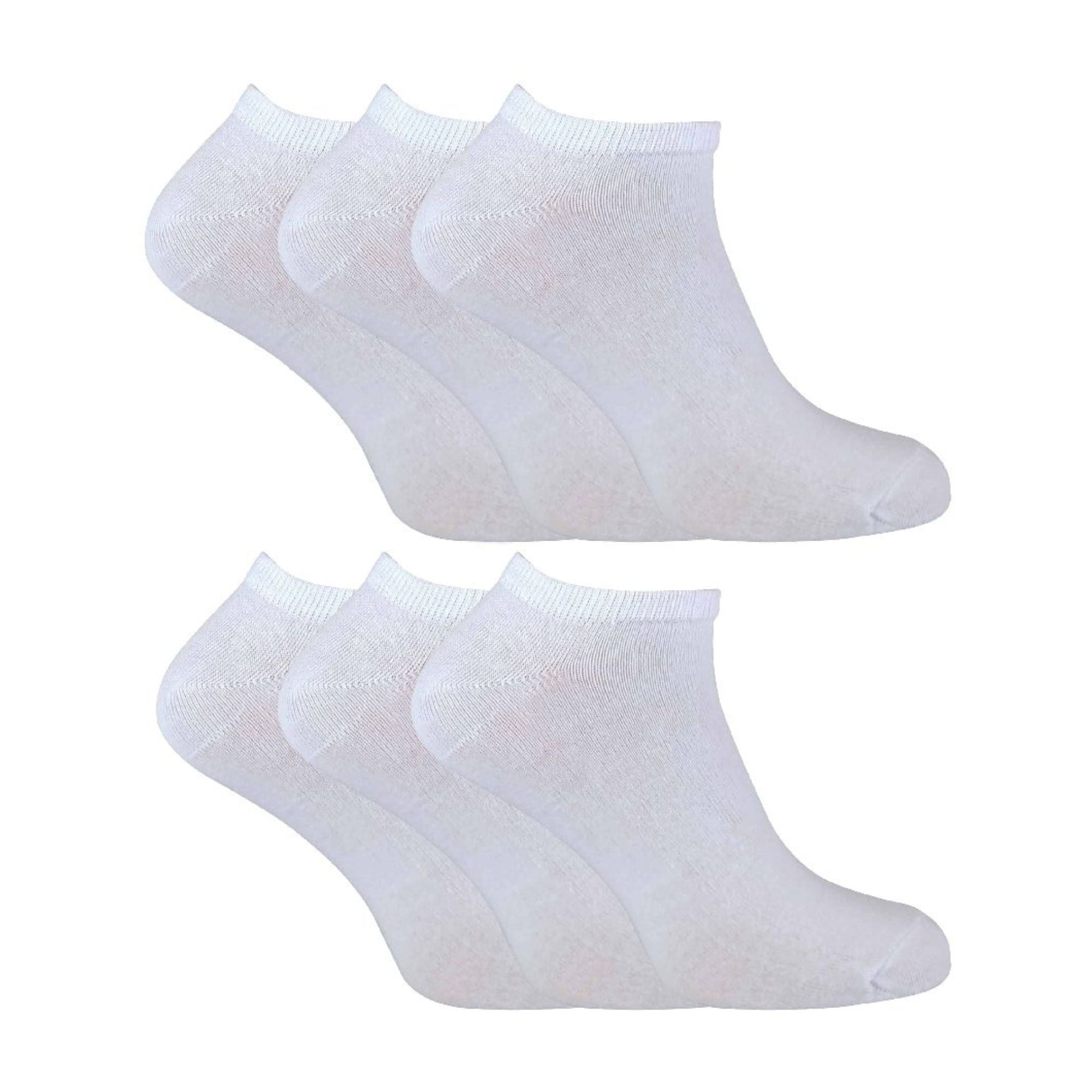 Mens Cotton Low Cut Trainer Socks Multipack Options – – White Pack Mens Cotton Low Cut Trainer Socks Multipack Options – – White Pack