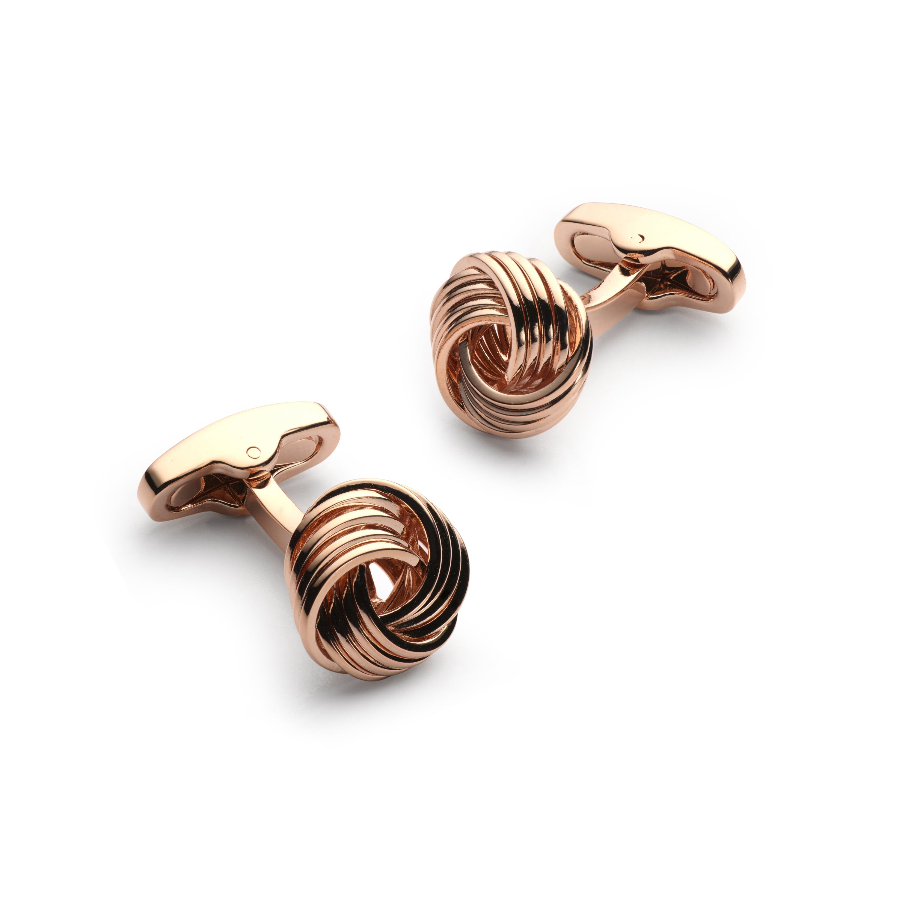 Knot Cufflinks In Rose Gold Knot Cufflinks In Rose Gold
