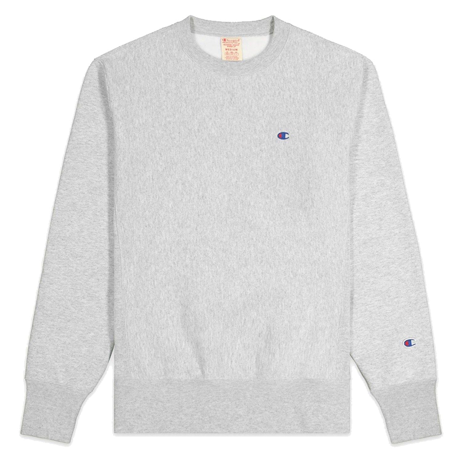 Champion Reverse Weave Crewneck Sweatshirt – Grey – S Grey