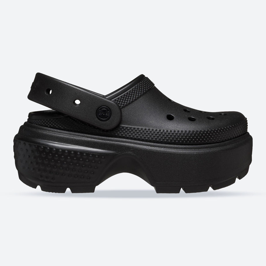 Men’s Crocs Stomp Clog Sandals, Black E Men’s Crocs Stomp Clog Sandals, Black E