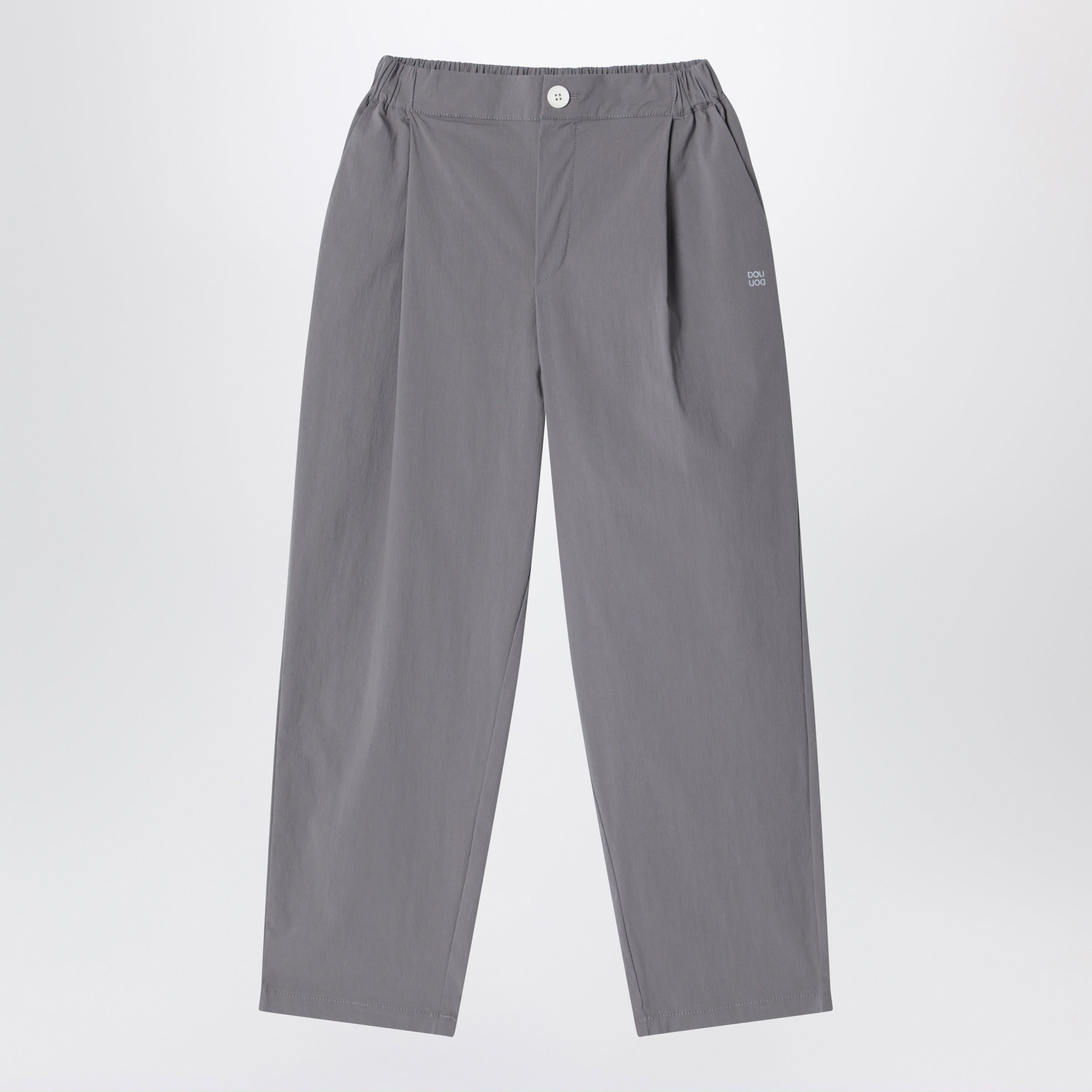 Grey trousers in cotton blend Grey trousers in cotton blend