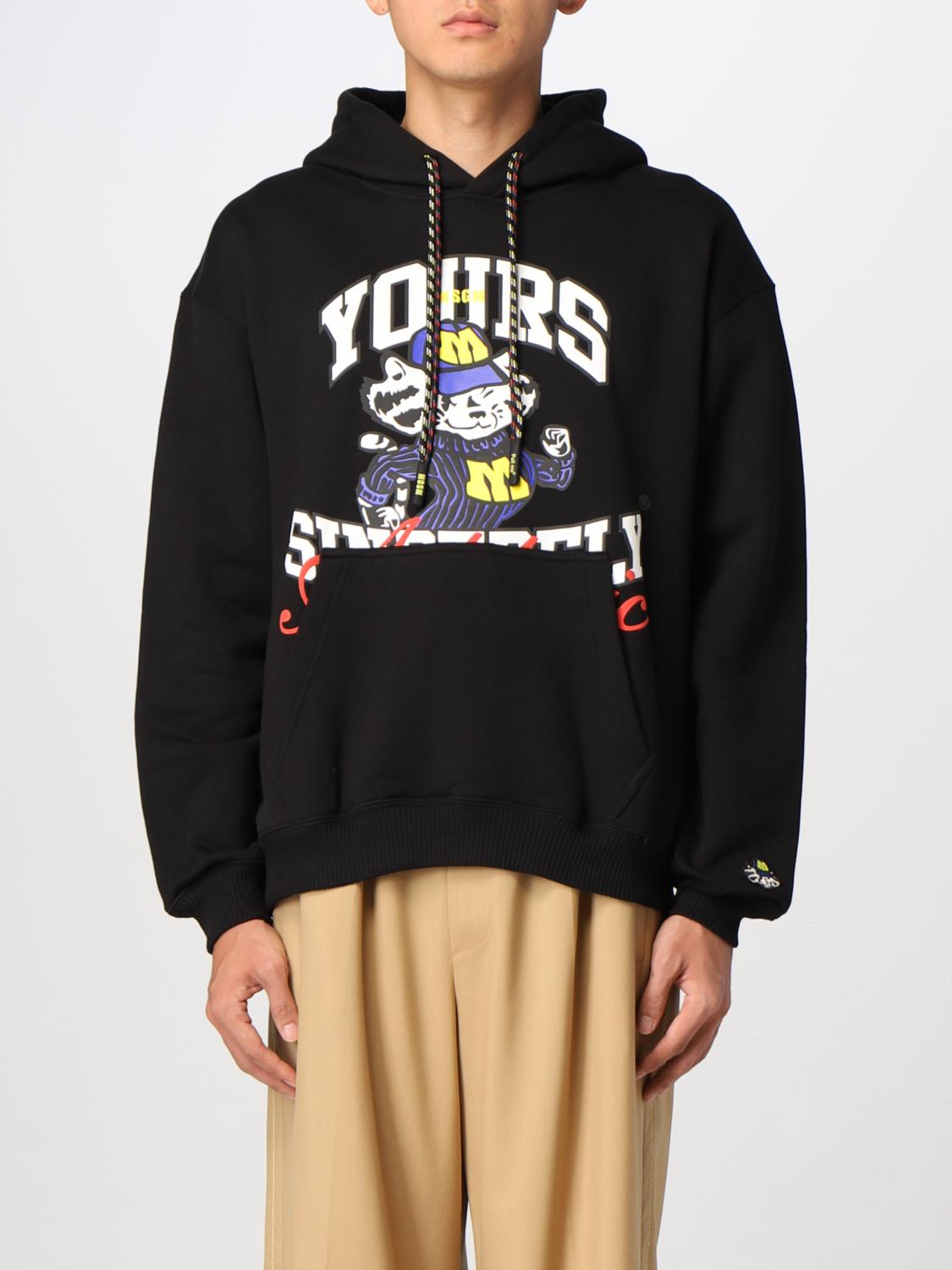MSGM cotton sweatshirt with print MSGM cotton sweatshirt with print