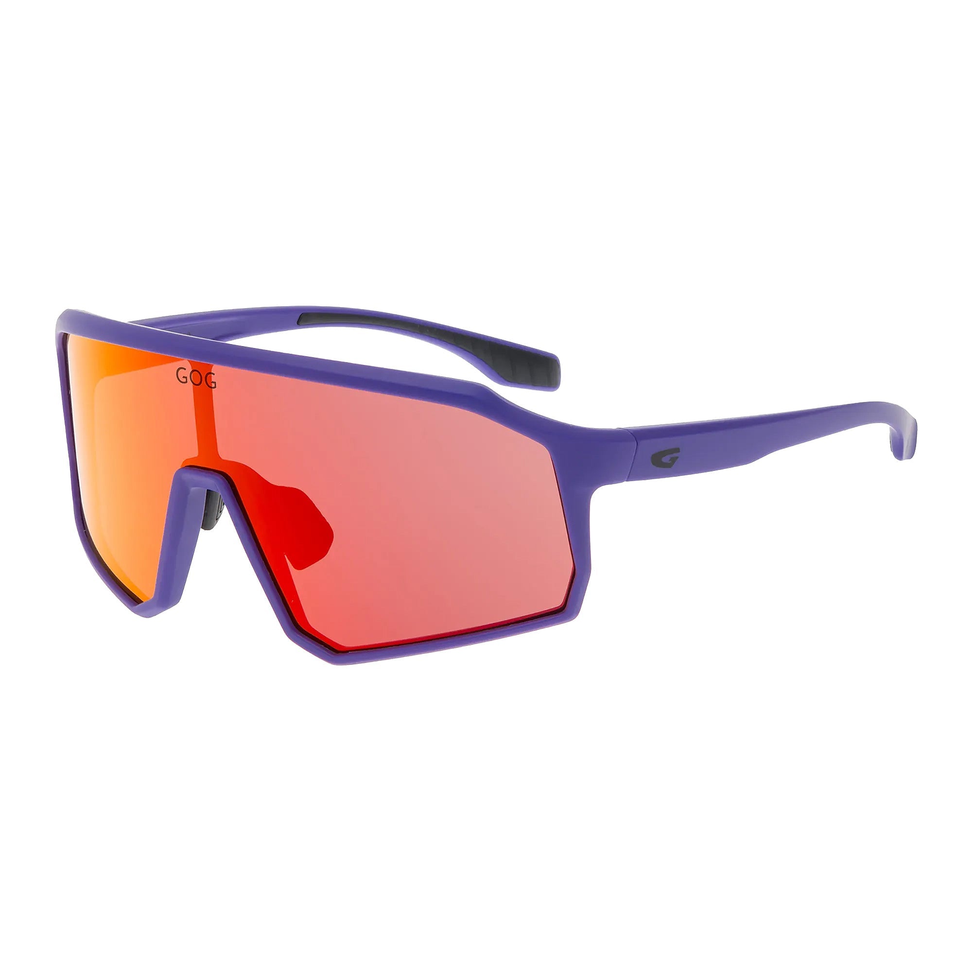 Unisex Bike & Run Sunglasses with UV Protection and Adjustable Fit – One Size Matt PurpleBlack
