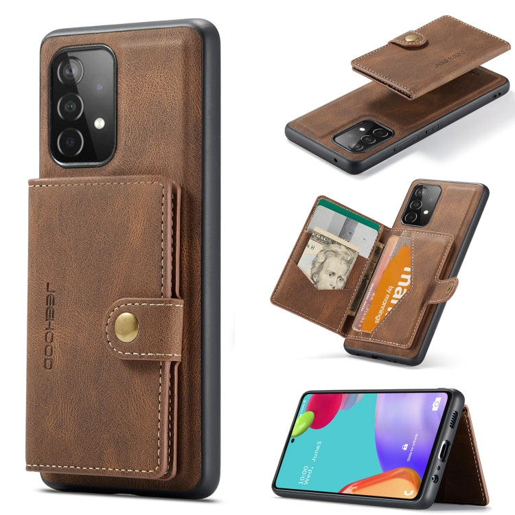 JEEHOOD Retro Magnetic Detachable Phone Case with Wallet & Card Slot & Holder, For Samsung Galaxy S G, For – For Samsung Galaxy A G Brown JEEHOOD Retro Magnetic Detachable Phone Case with Wallet & Card Slot & Holder, For Samsung Galaxy S G, For – For Samsung Galaxy A G Brown