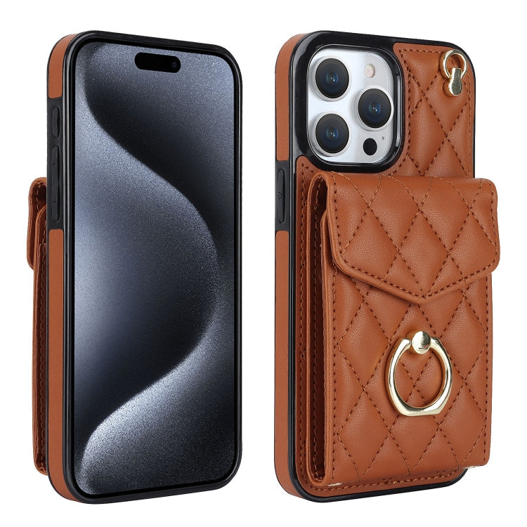 Rhombic Texture Card Bag Phone Case with Long Lanyard, For iPhone , For iPhone Air, For iPhone Pro Max – For iPhone Pro Max Brown Rhombic Texture Card Bag Phone Case with Long Lanyard, For iPhone , For iPhone Air, For iPhone Pro Max – For iPhone Pro Max Brown