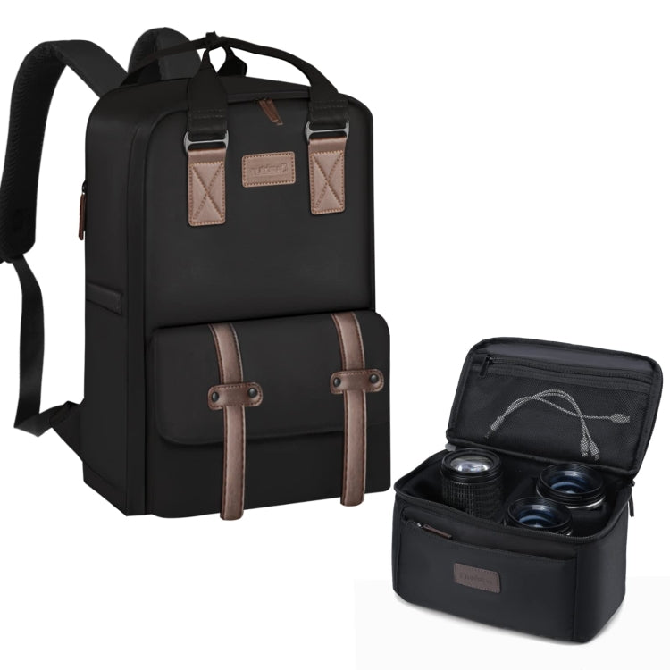 Cwatcun D Camera Laptop Backpack Bag, With Detachable Insert Camera Case – With Detachable Insert Camera Case Black Cwatcun D Camera Laptop Backpack Bag, With Detachable Insert Camera Case – With Detachable Insert Camera Case Black