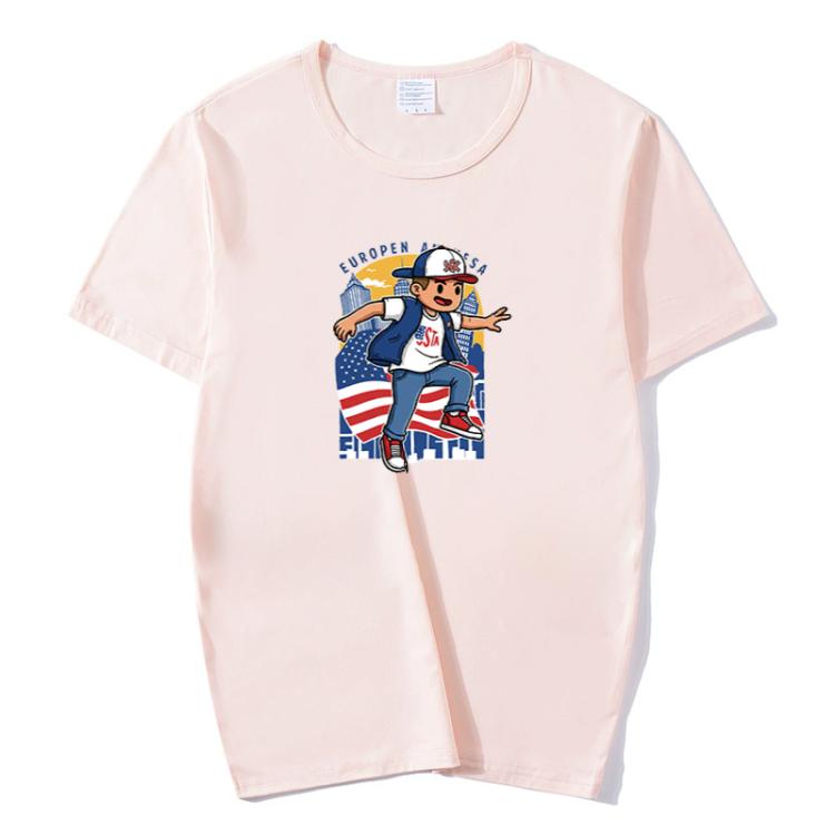 Boy Printed Round Neck Modal Short Sleeve shirt Print On Your Demand, X, POD Shirt, XX – X Orange Boy Printed Round Neck Modal Short Sleeve shirt Print On Your Demand, X, POD Shirt, XX – X Orange