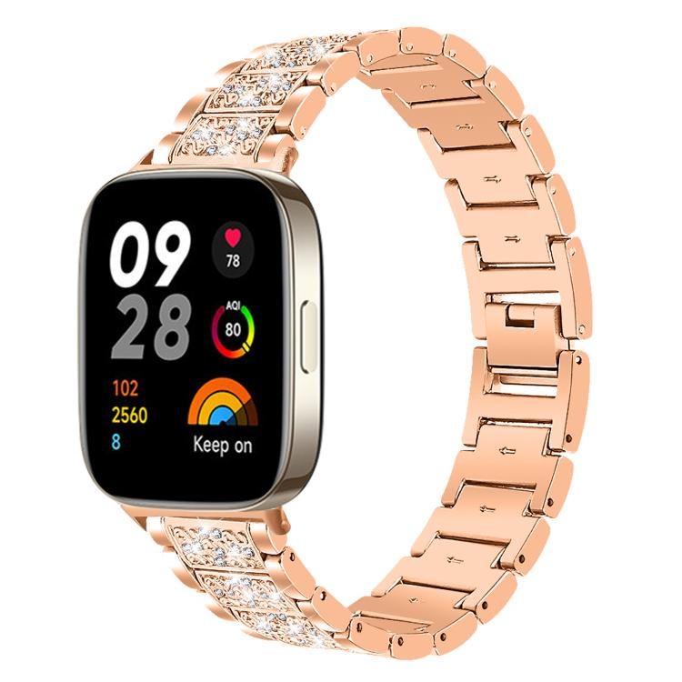 xDfind Diamond Jewelry Stainless Steel Watch Band, For Xiaomi Band Pro Redmi Watch , For Xiaomi Smart – For Redmi Watch mm Rose Gold xDfind Diamond Jewelry Stainless Steel Watch Band, For Xiaomi Band Pro Redmi Watch , For Xiaomi Smart – For Redmi Watch mm Rose Gold