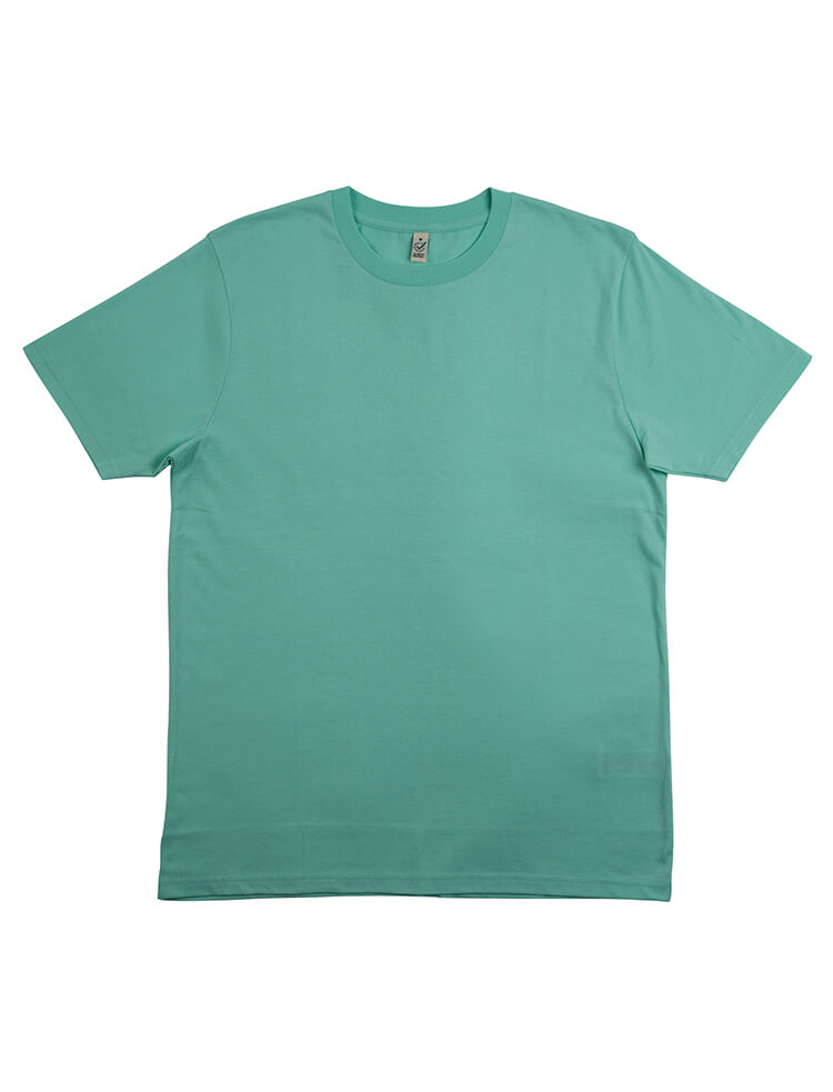 Organic Essential shirt Unisex: Pack – S Mint Green Organic Essential shirt Unisex: Pack – S Mint Green