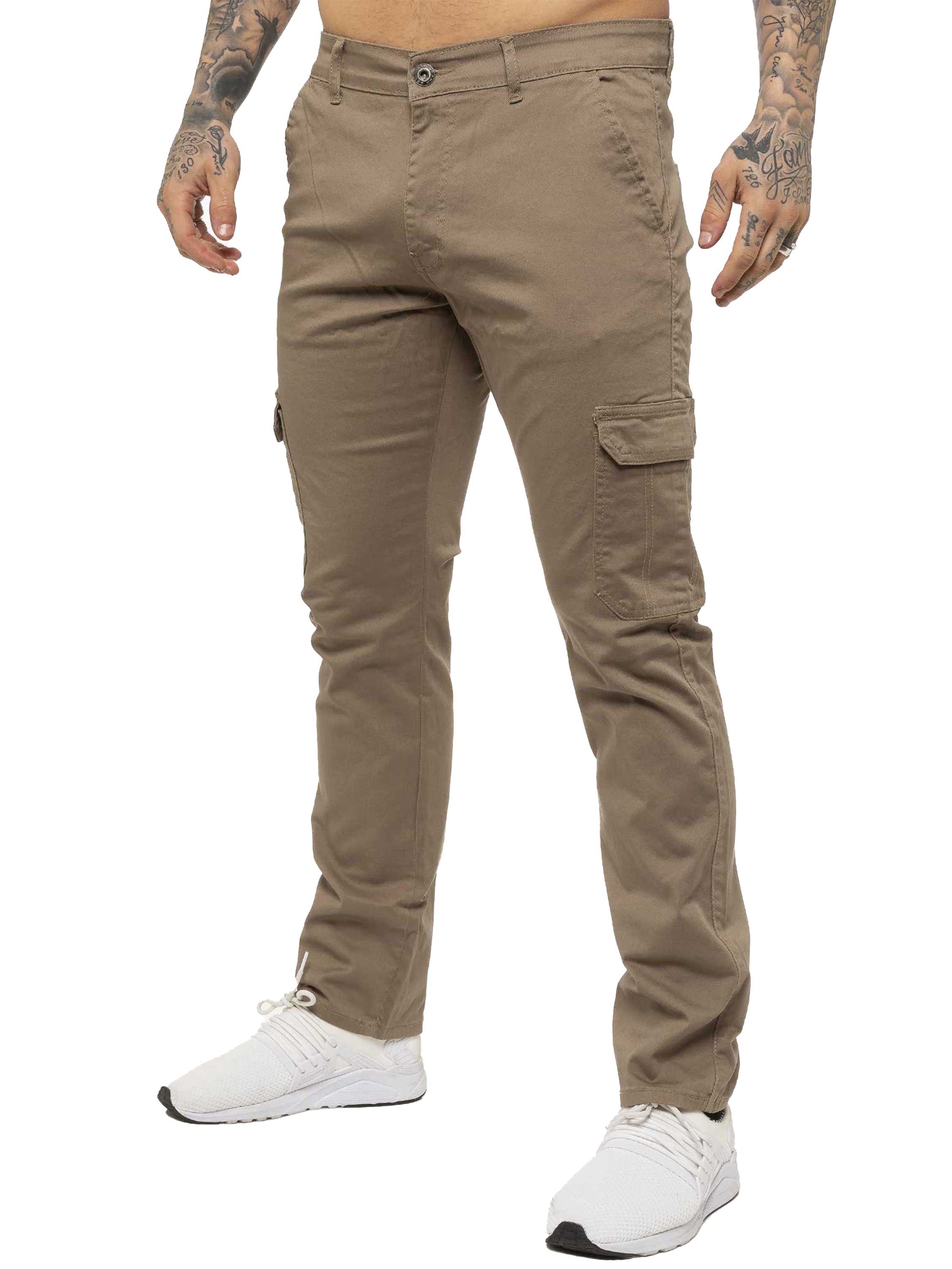 Mens Cargo Combat Slim Fit Trousers Mens Cargo Combat Slim Fit Trousers