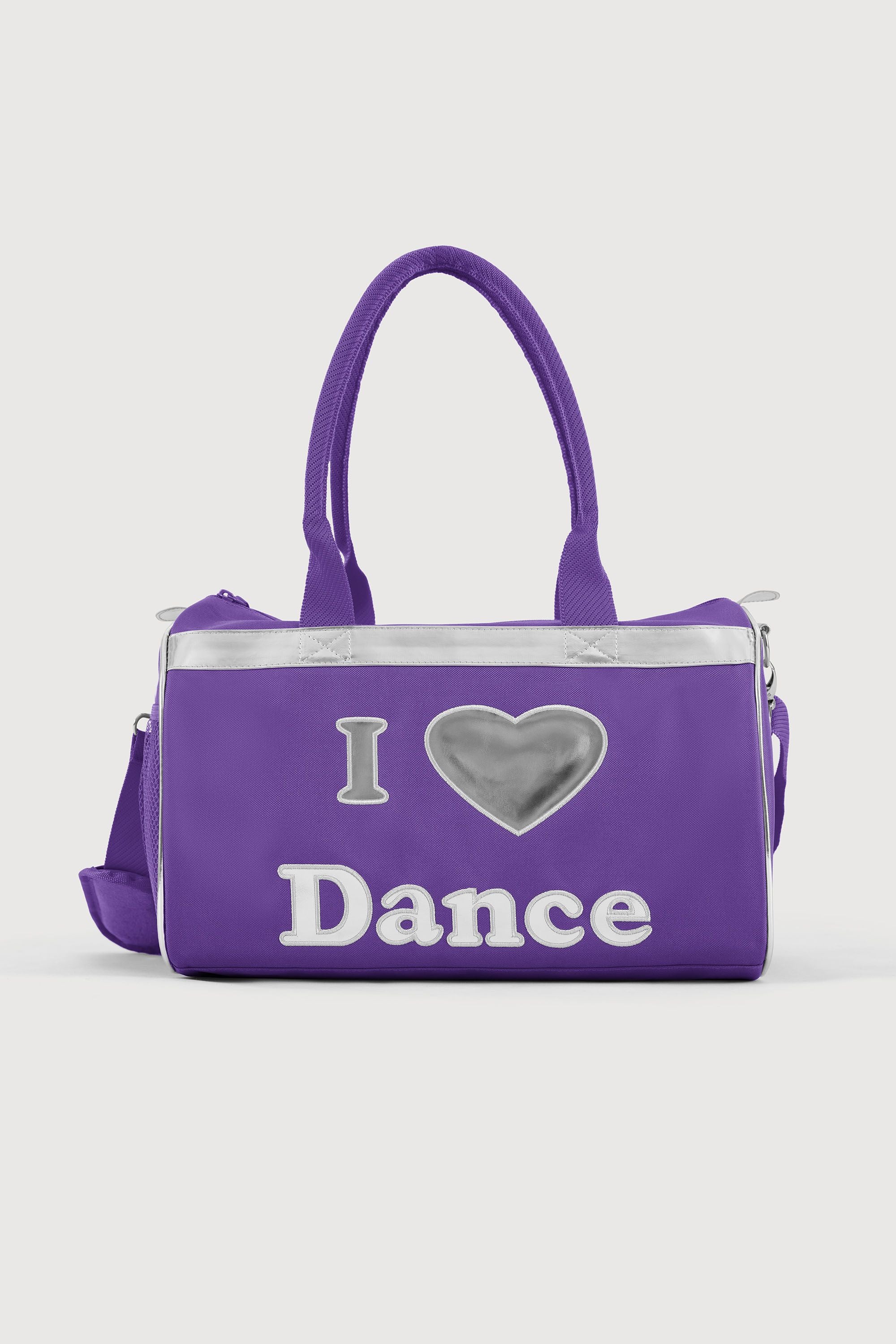 BLOCH Bloch I Love Dance Bag, Purple Nylon BLOCH Bloch I Love Dance Bag, Purple Nylon