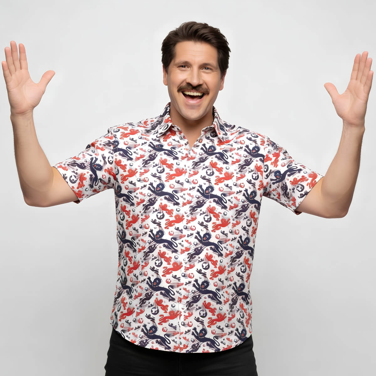 England Football Hawaiian Shirt England Football Hawaiian Shirt