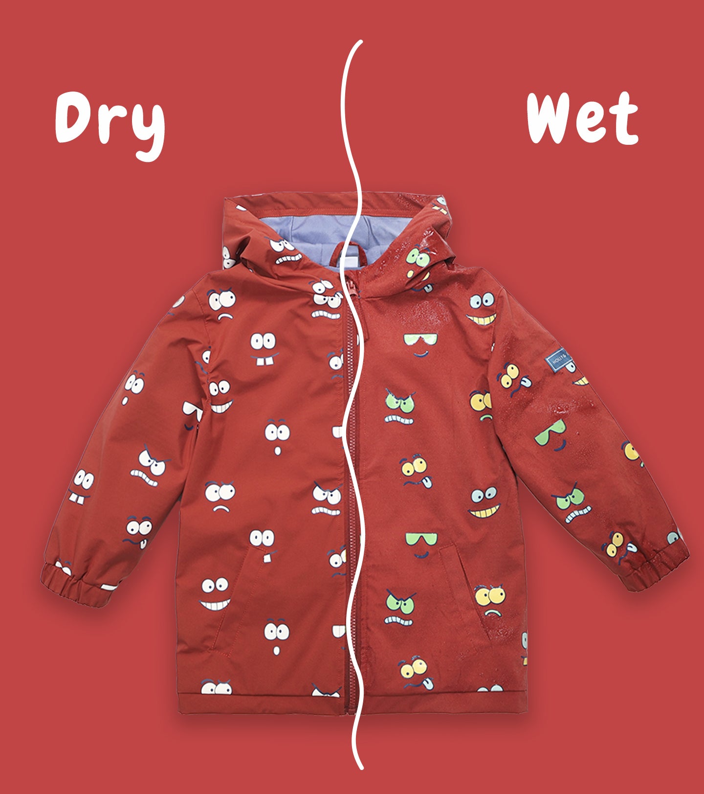 Eyes Colour Changing Raincoat Eyes Colour Changing Raincoat