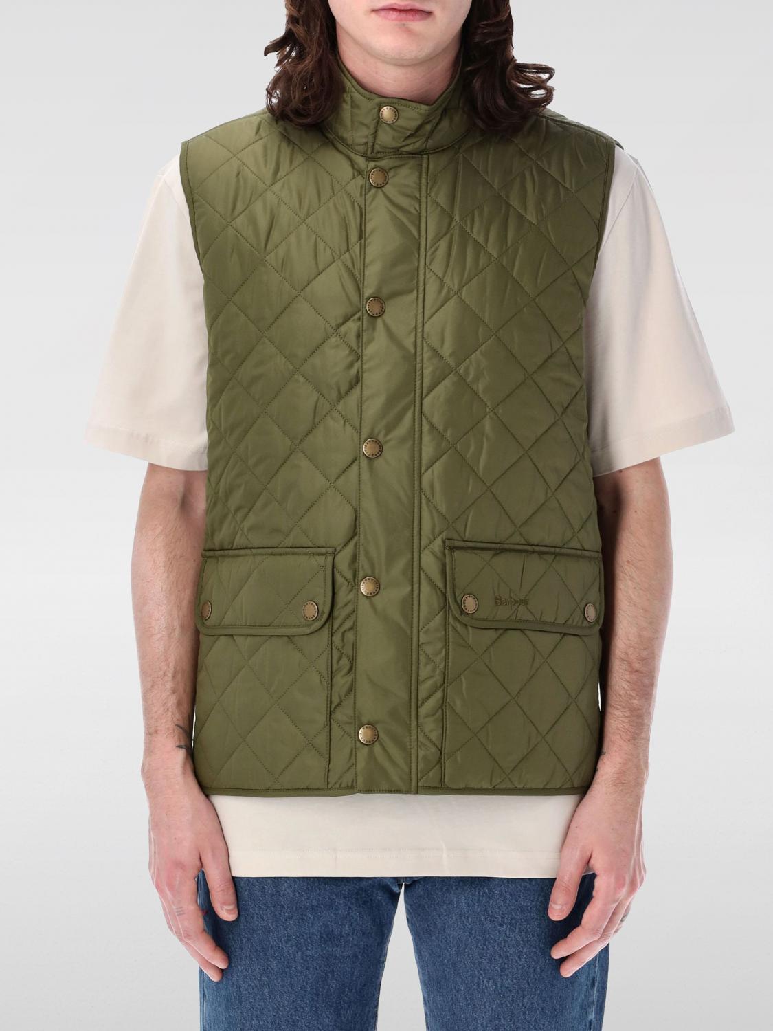 BARBOUR Suit Vest Men color Green BARBOUR Suit Vest Men color Green