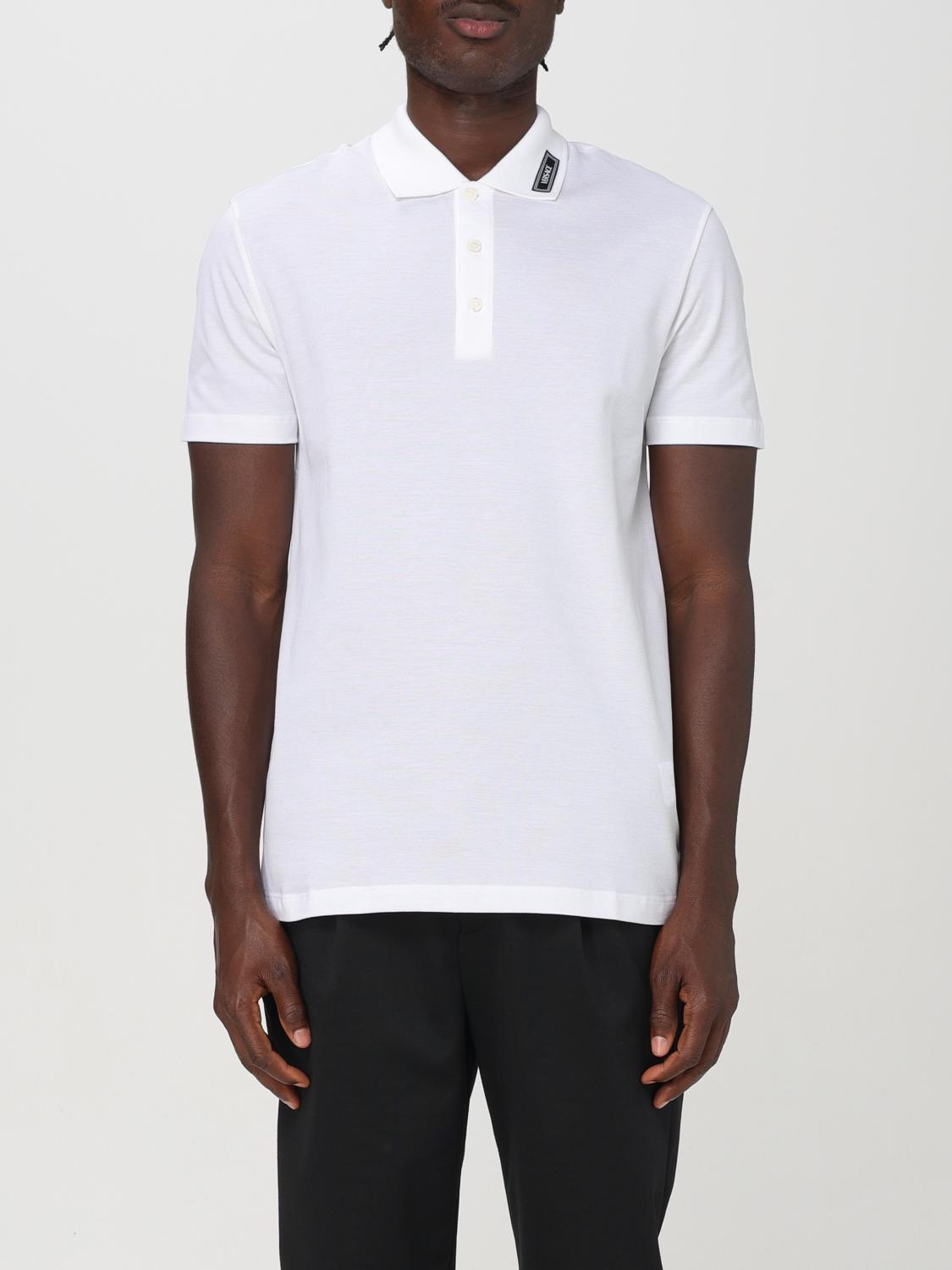 VERSACE Polo Shirt Men color White VERSACE Polo Shirt Men color White