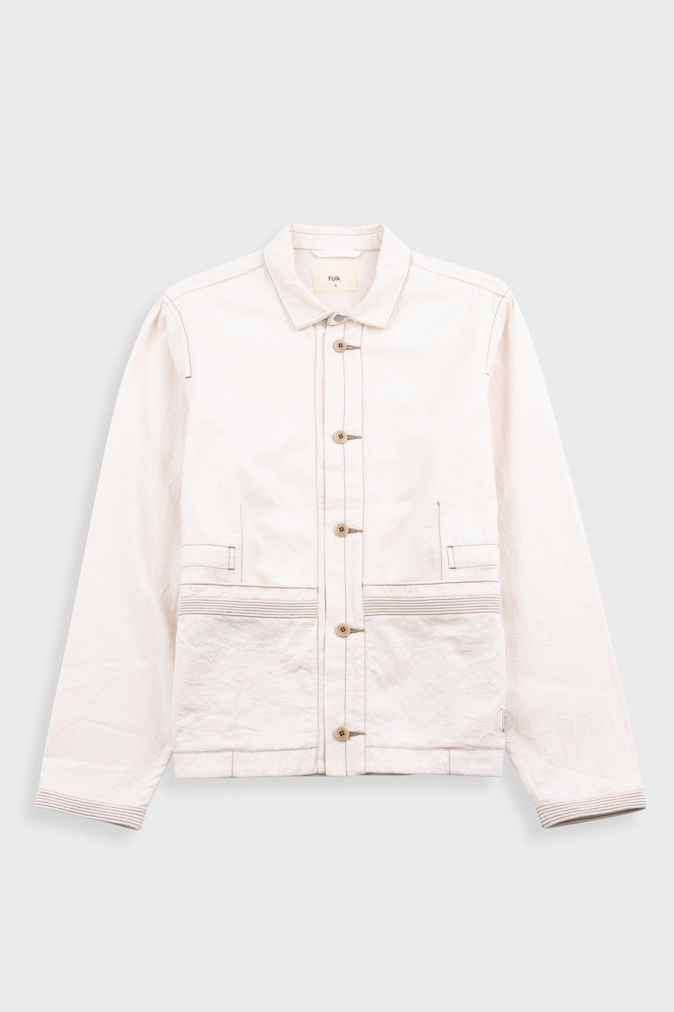 Anniversary Jacket – Ecru Crinkle Cotton Anniversary Jacket – Ecru Crinkle Cotton