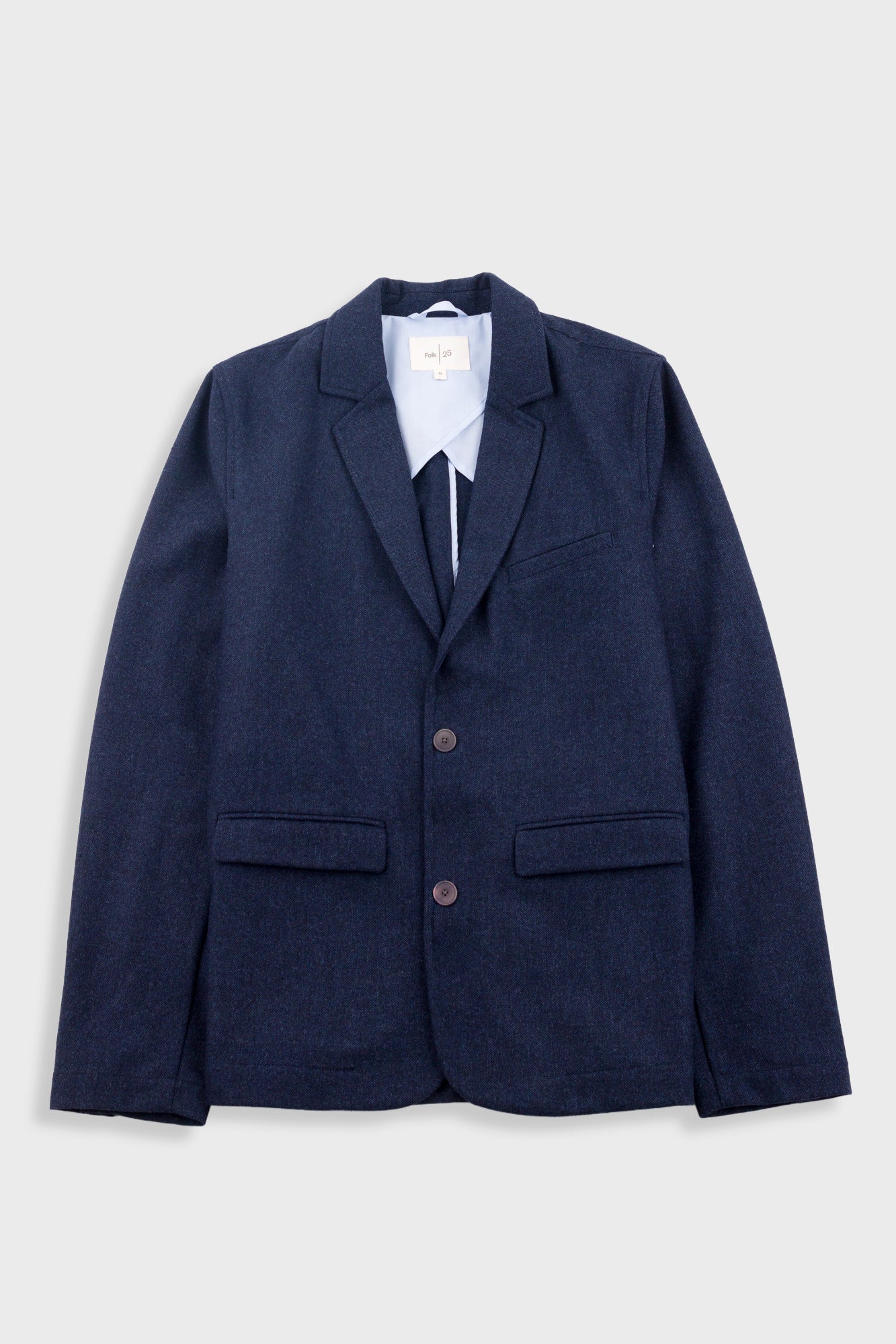 Assembly Blazer – Navy Melange Wool Assembly Blazer – Navy Melange Wool
